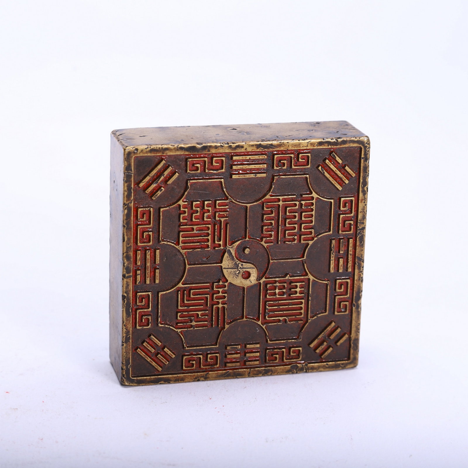 A COPPER GILDED SEAL - 9