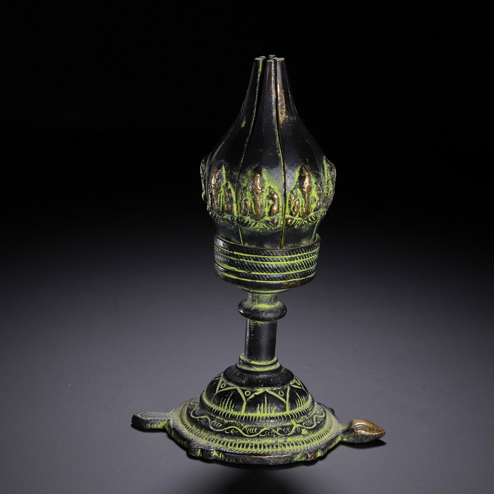 TIBETAN CANDLESTICK: 西藏式烛台 Tibetan candlestick Ht.16cm