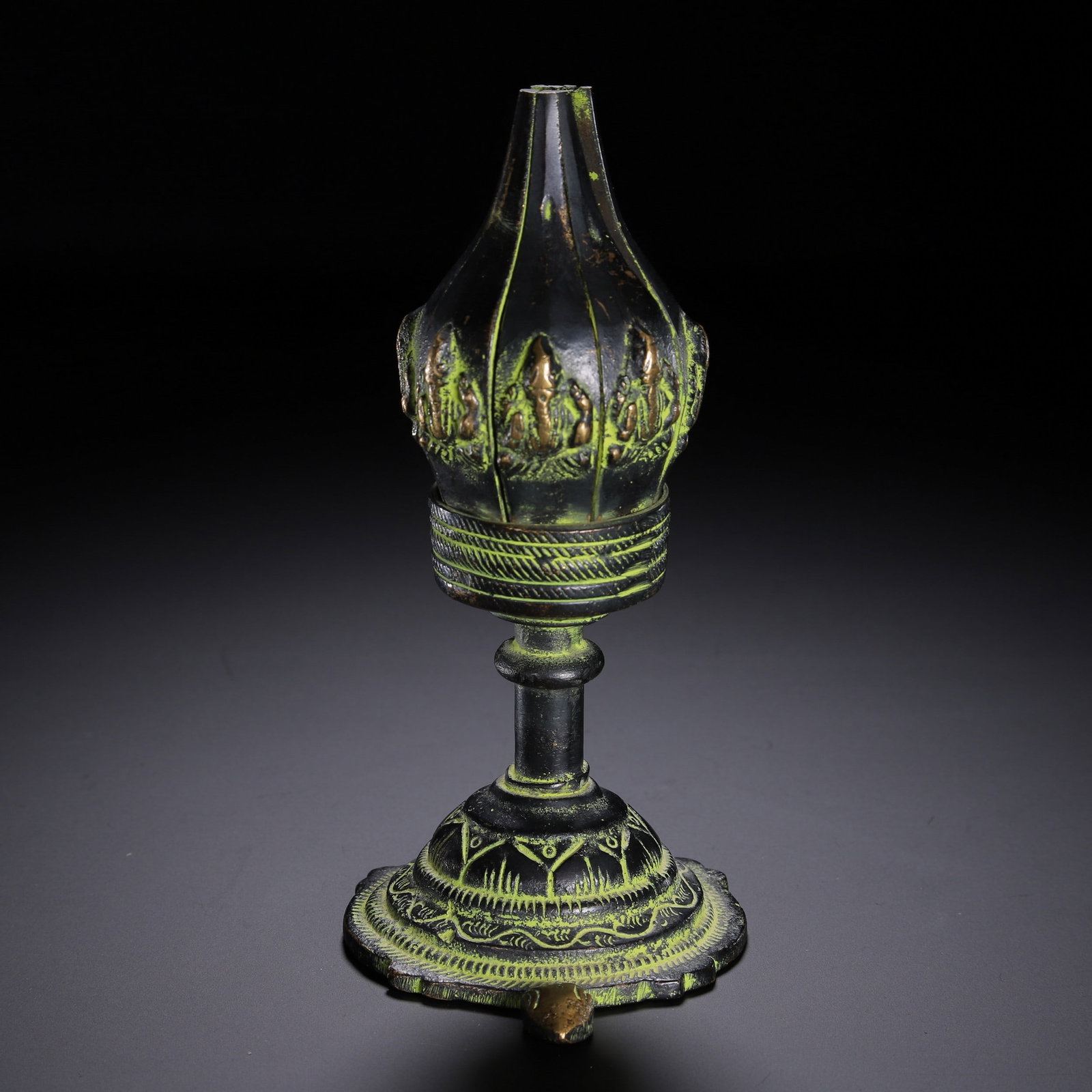 TIBETAN CANDLESTICK - 4