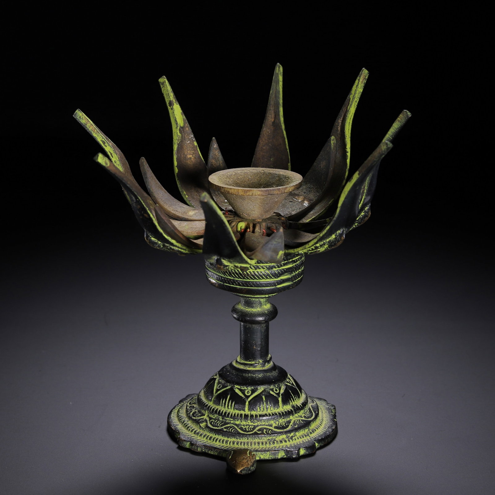 TIBETAN CANDLESTICK - 5