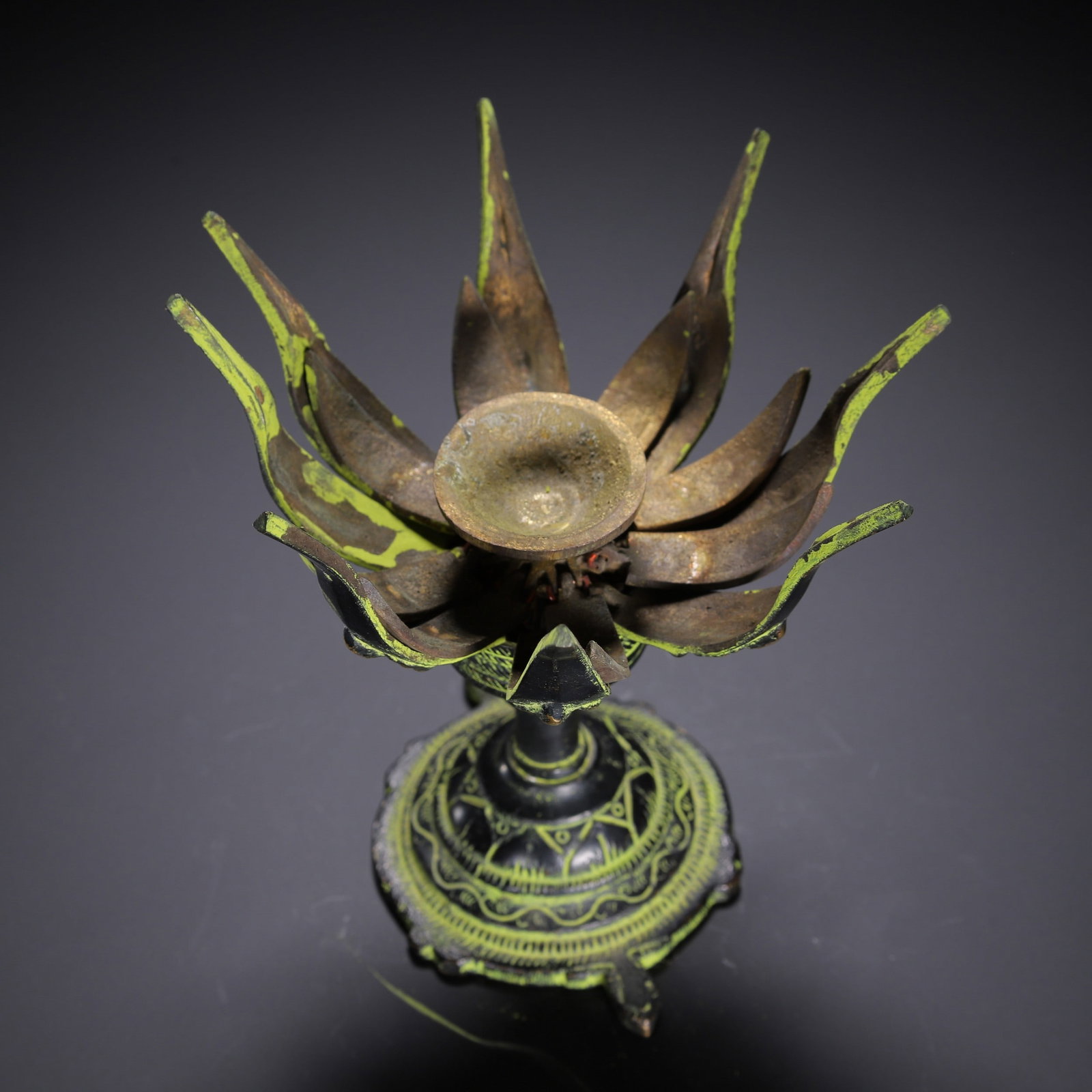 TIBETAN CANDLESTICK - 8
