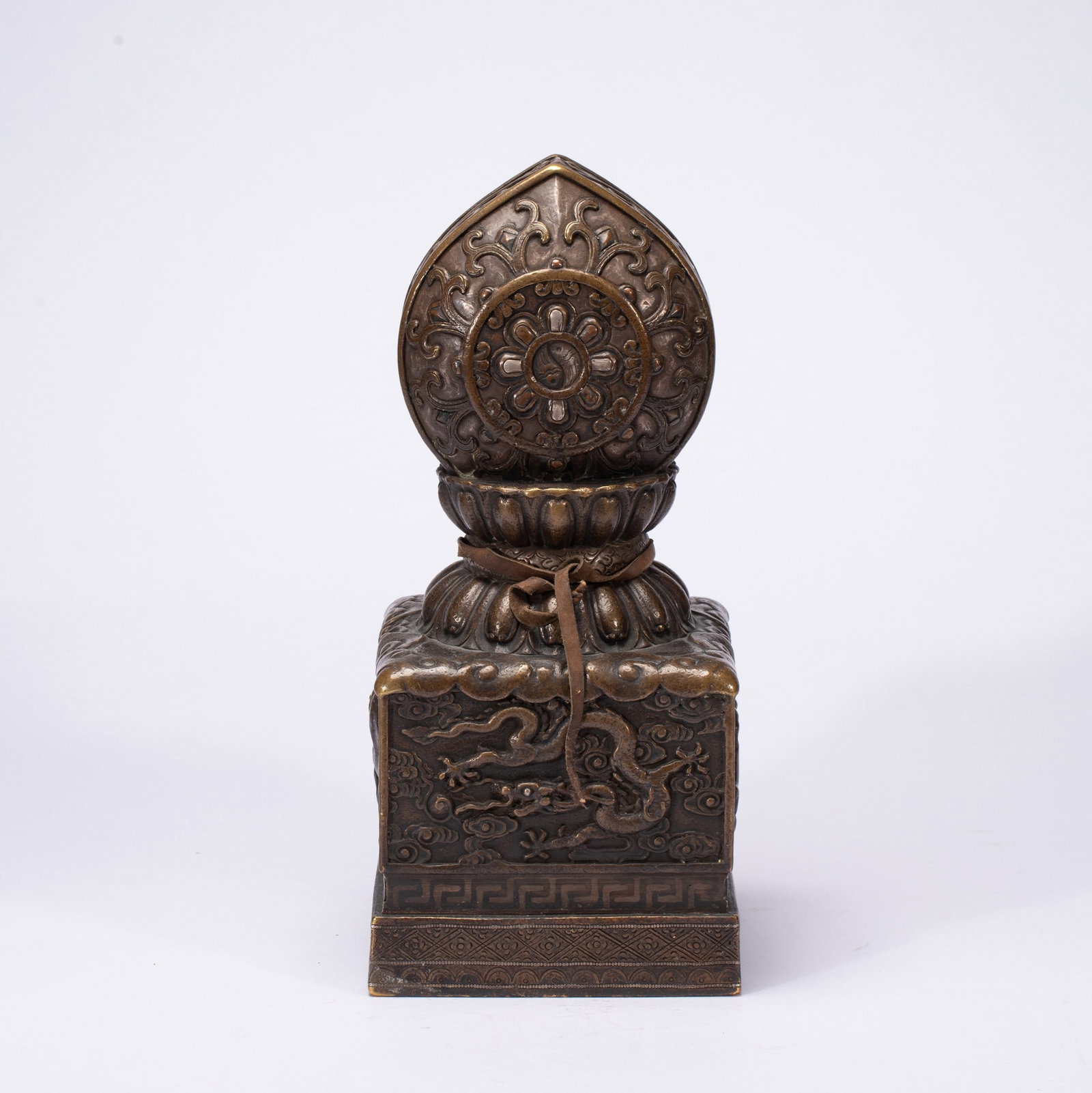 A SEAL: 藏传印章 A seal 12x12x25cm