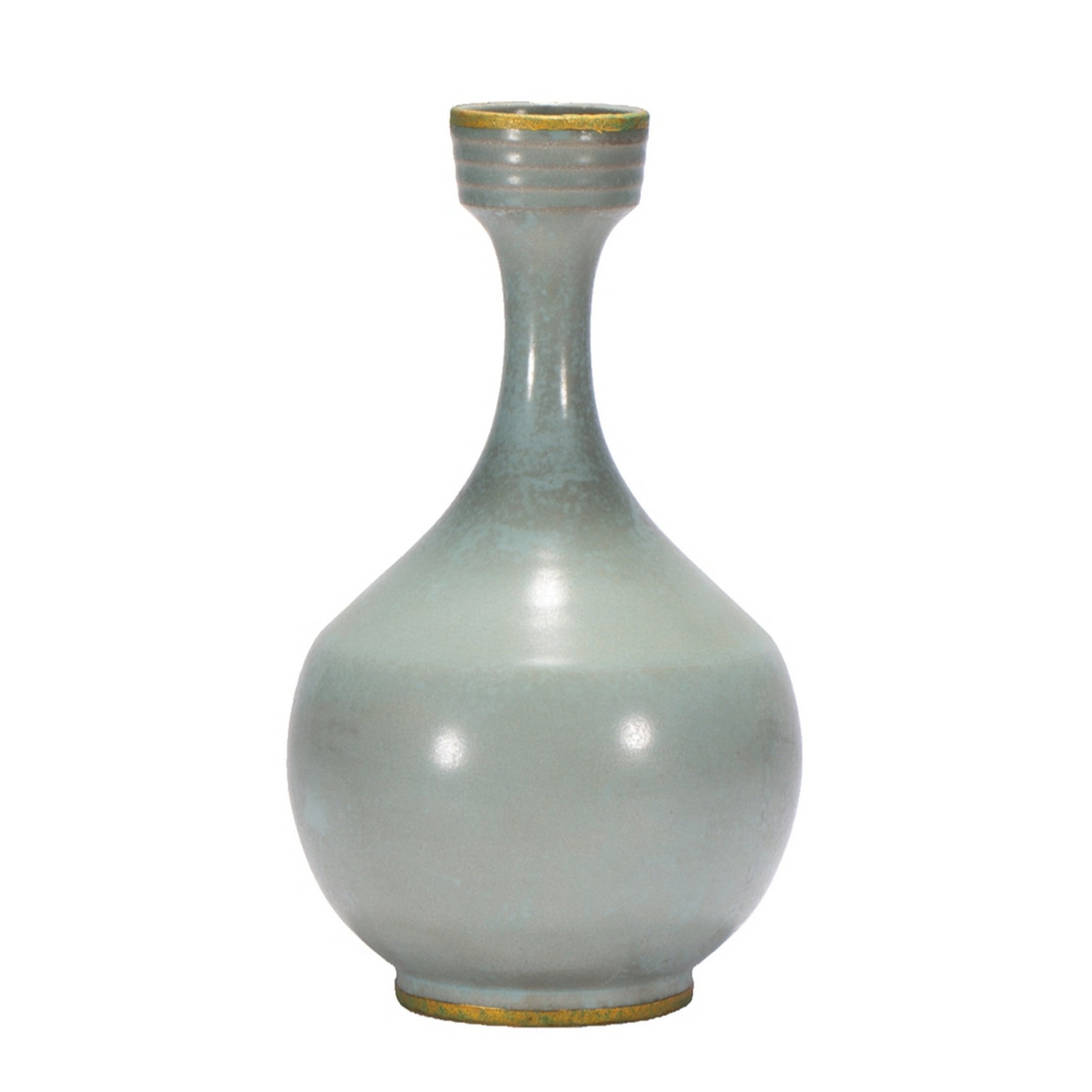 A RU VASE: 汝窑瓶 A Ru vase Ht.27cm