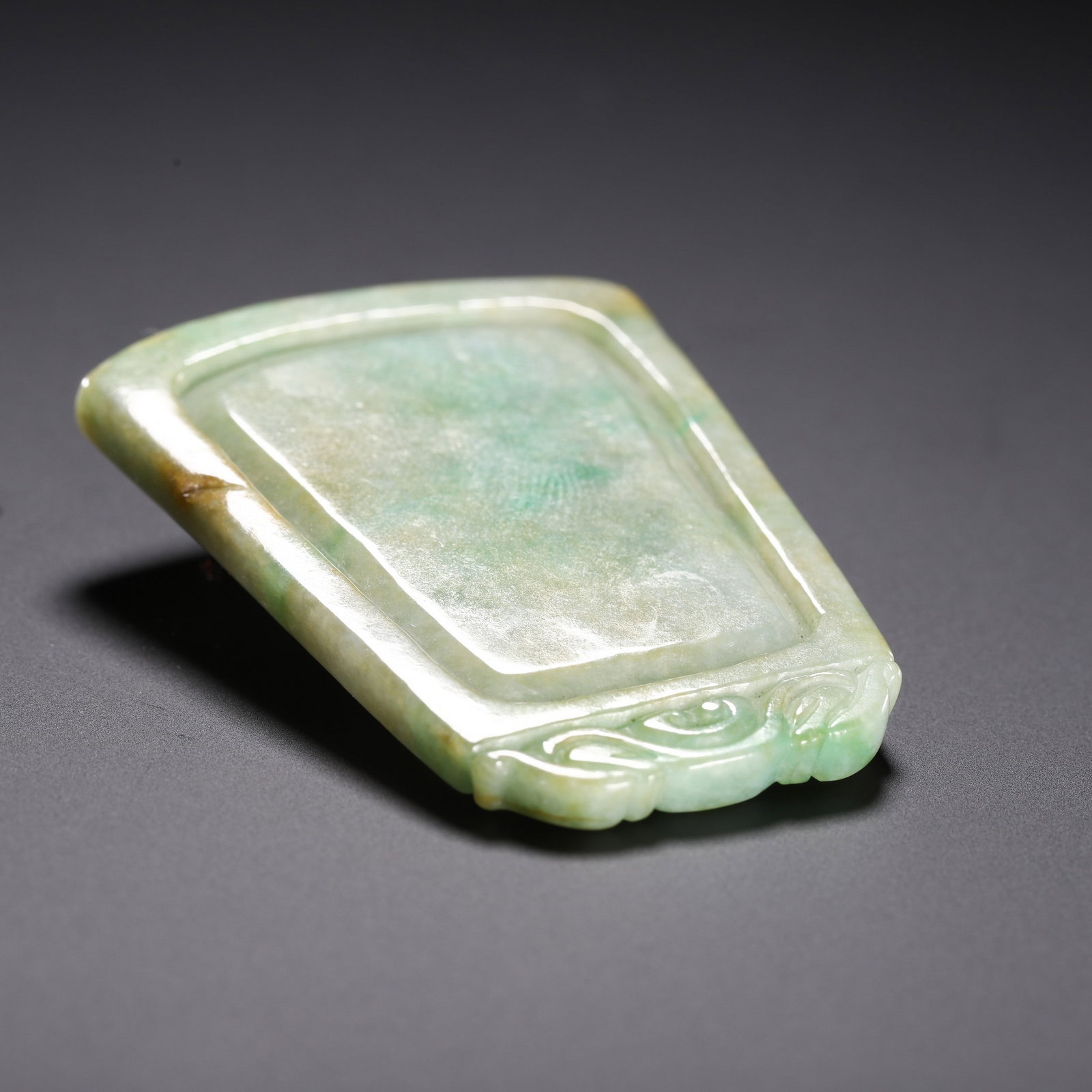 A JADE PLAQUE - 9