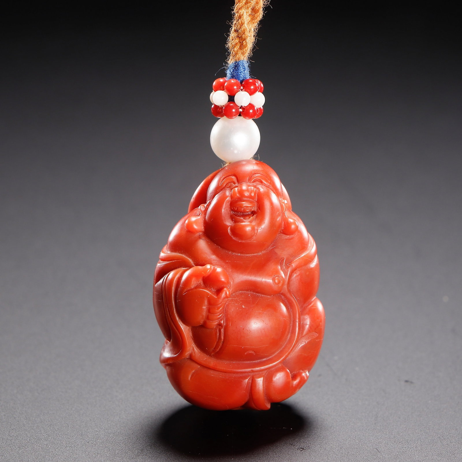 AGATE PENDANT: 南红米勒挂件 Agate pendant Ht.3.5cm