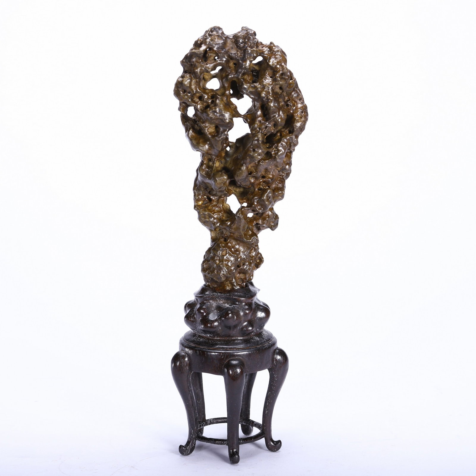 A STONE: 太湖石摆件 A stone Ht.25cm