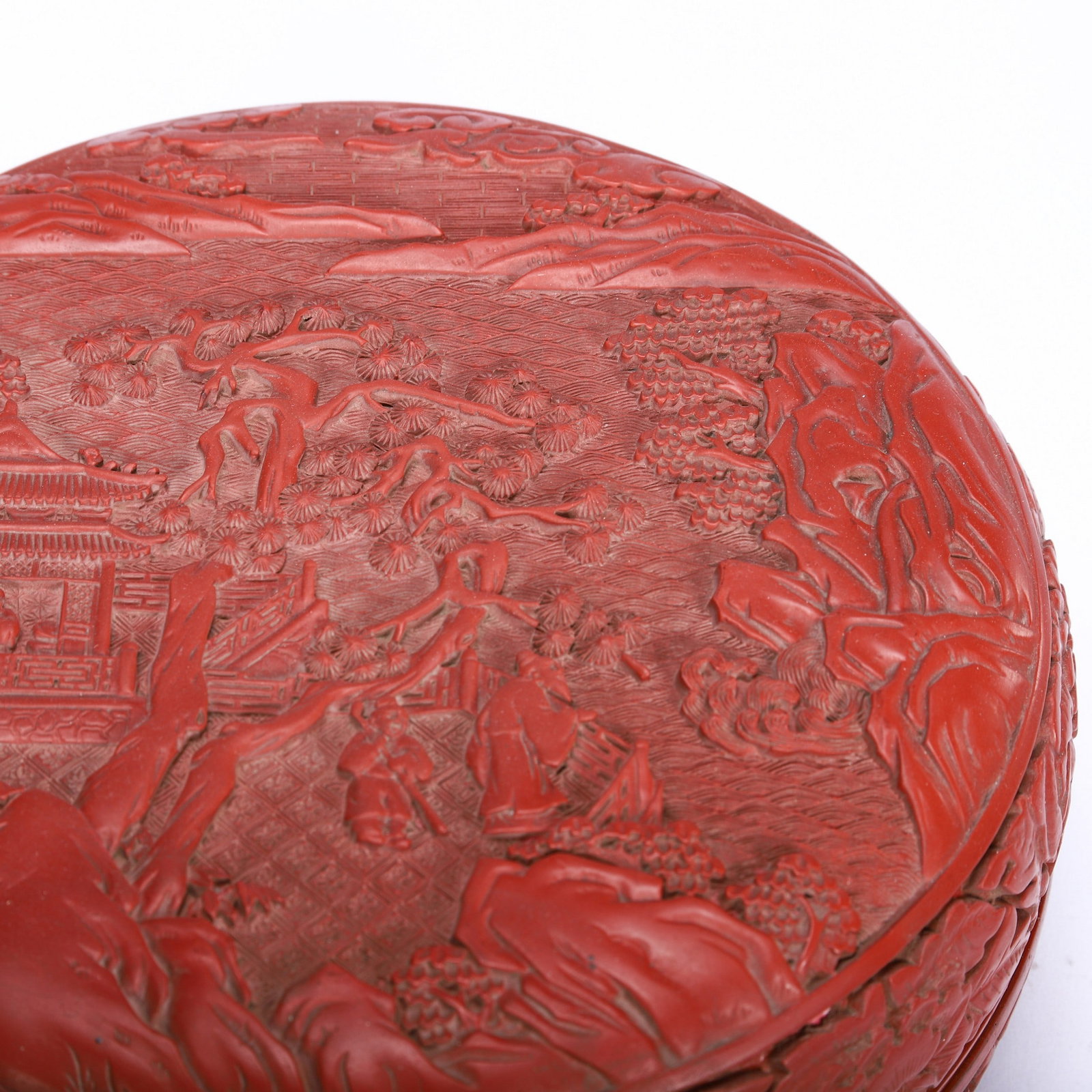 A CARVED LACQUERWARE BOX - 4