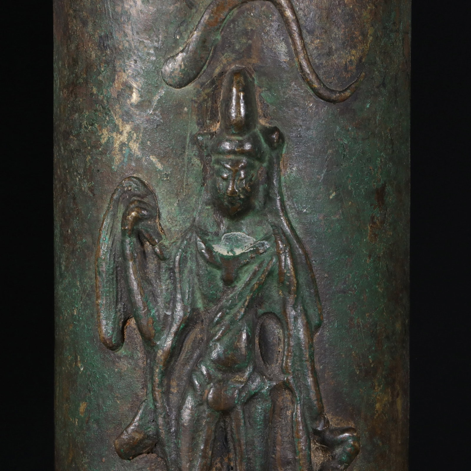 A COPPER VASE - 2