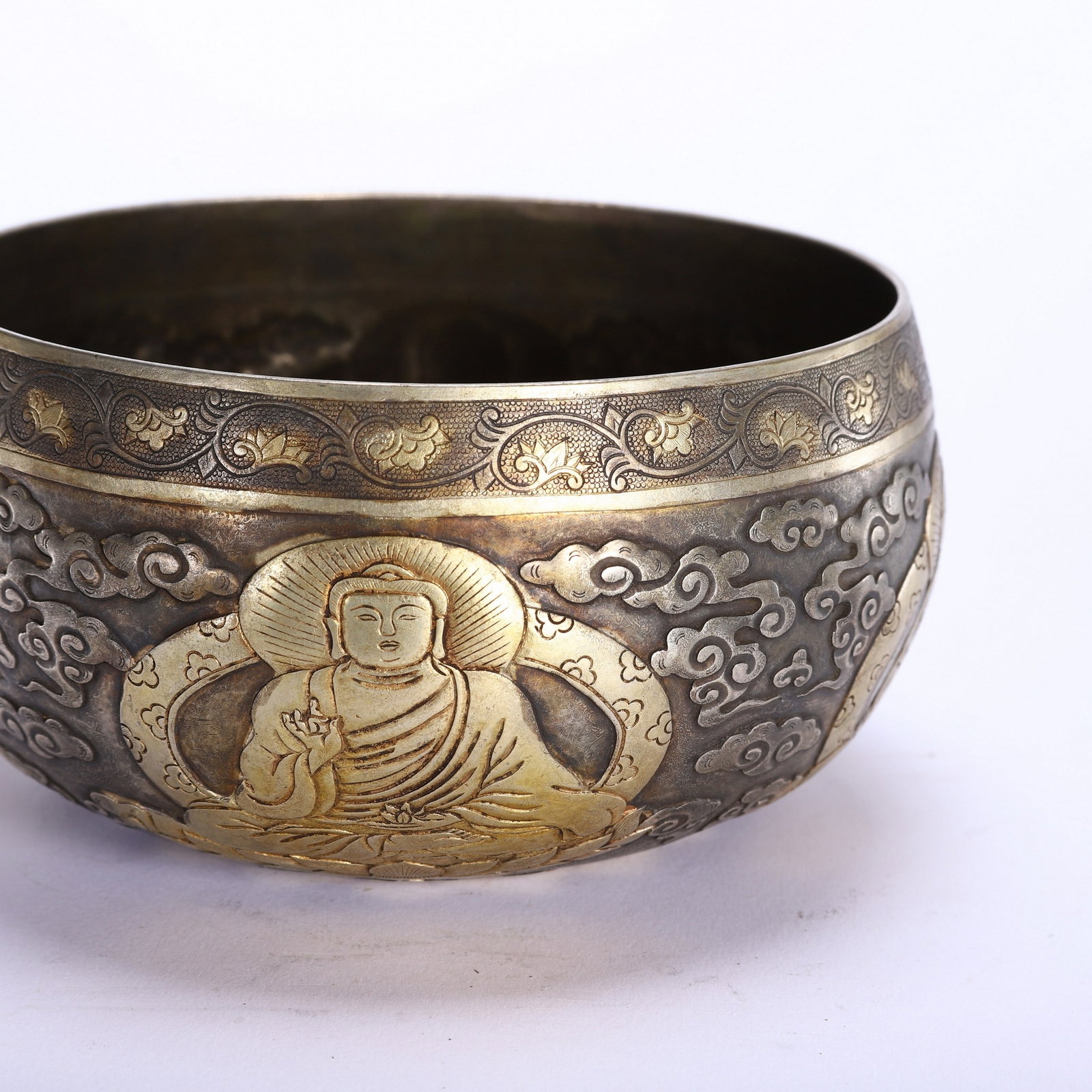 A COPPER GILDED WASHER - 2