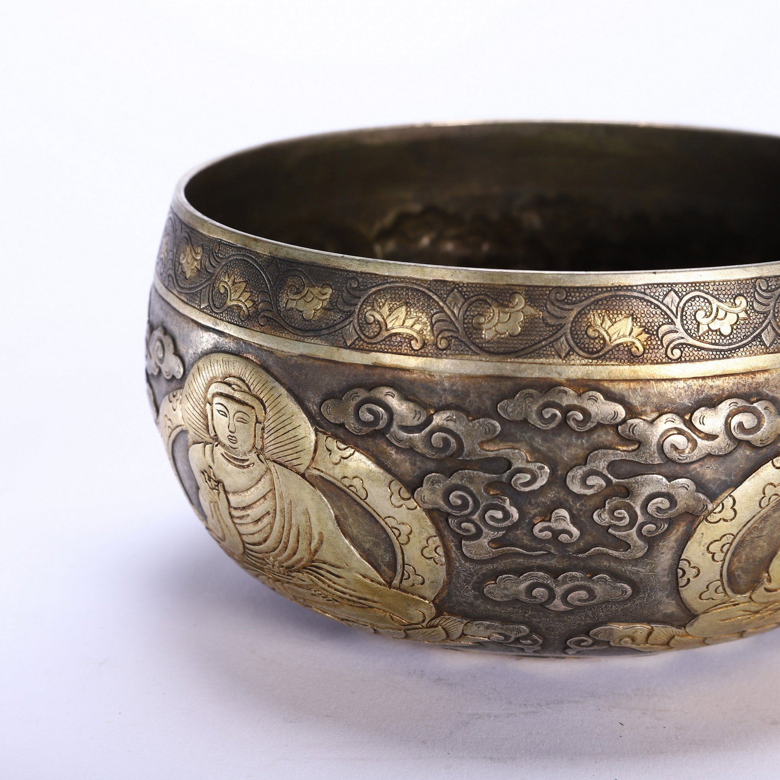 A COPPER GILDED WASHER - 4