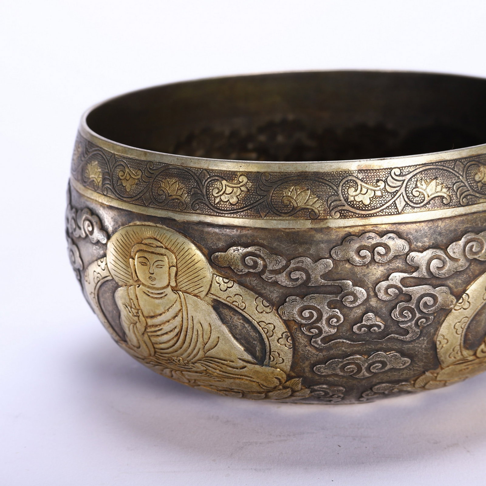 A COPPER GILDED WASHER - 6