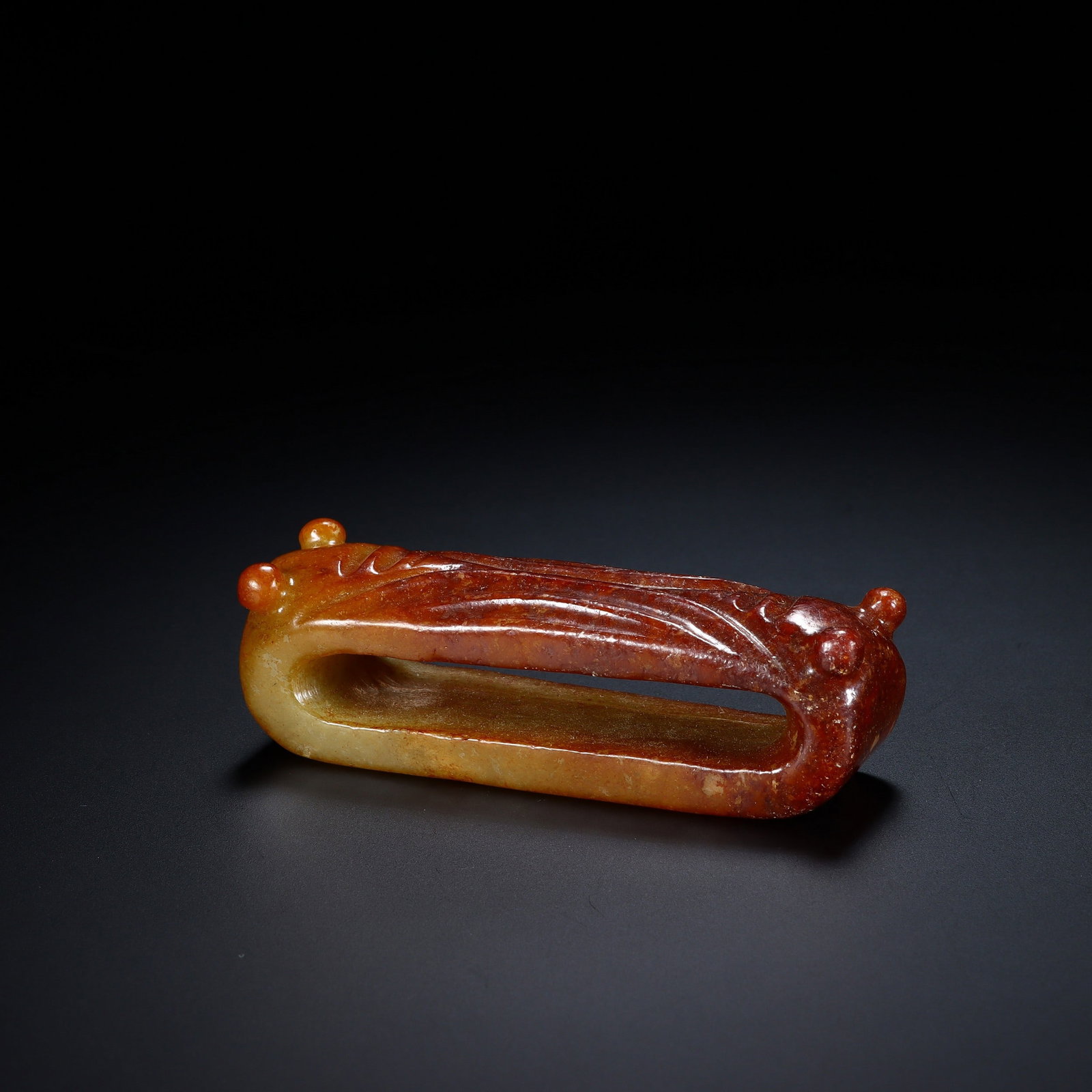 A JADE: 玉剑饰 A jade Lg.6.9cm Ht.2.1cm