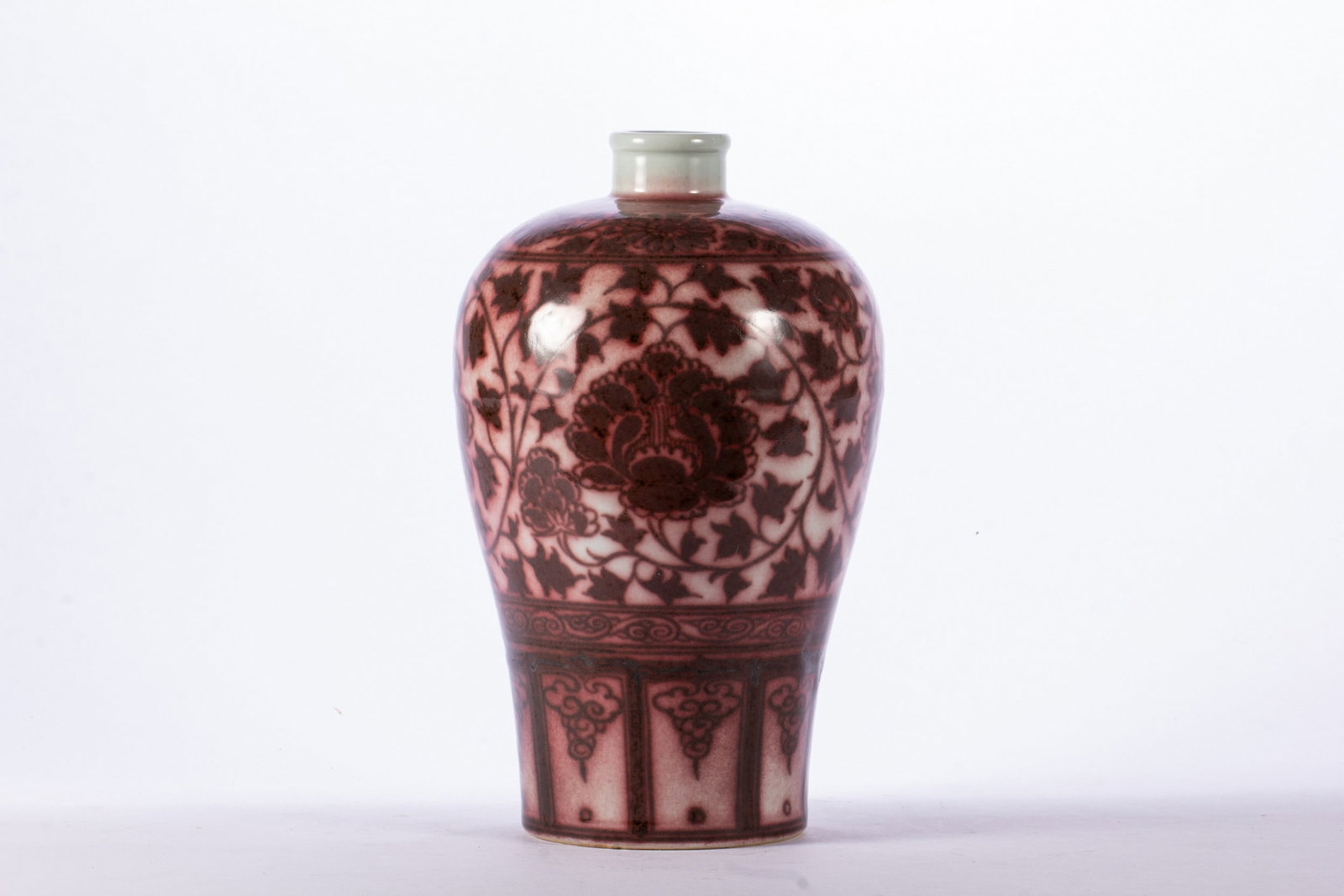 A COPPER-RED MEIPING - 2