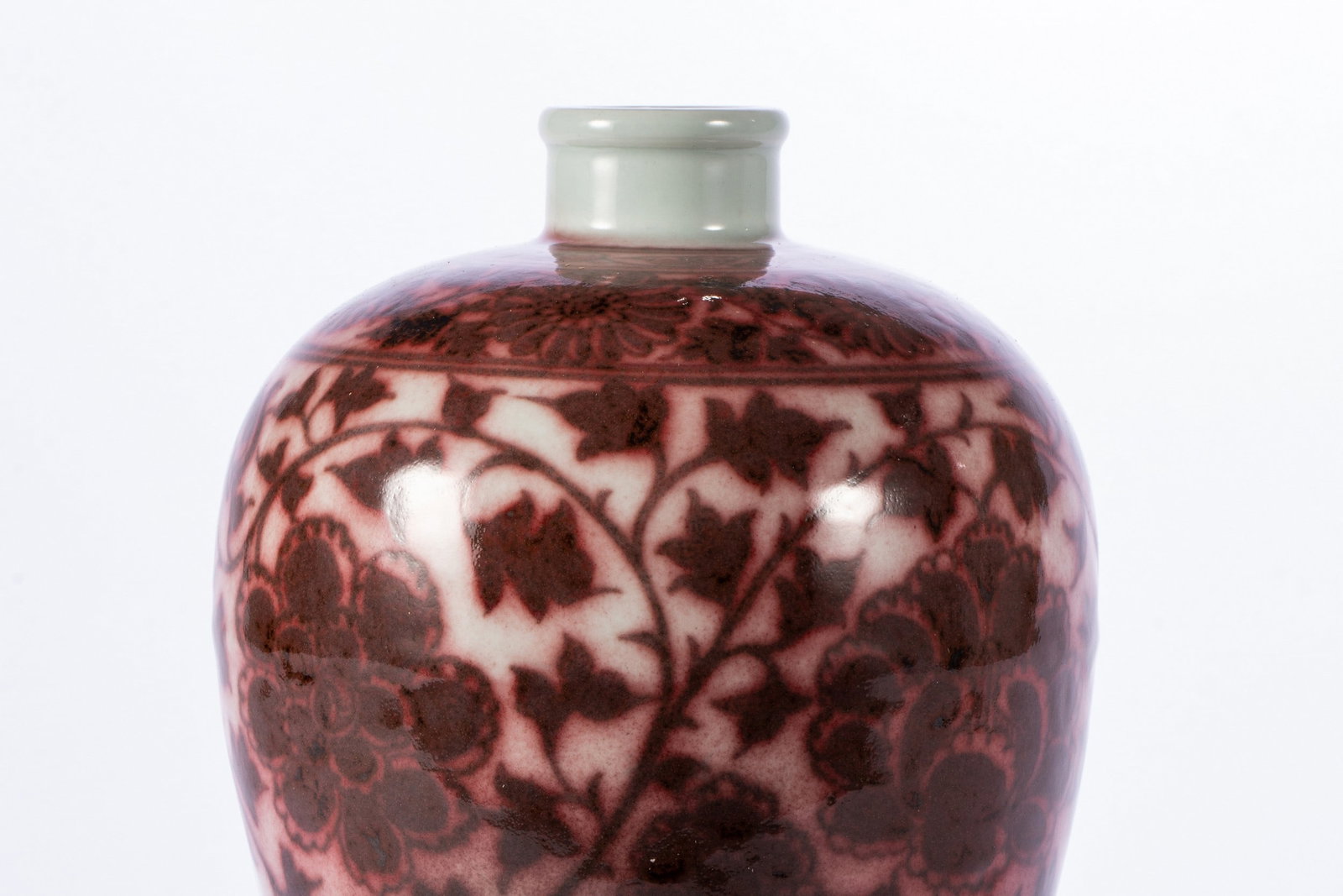 A COPPER-RED MEIPING - 6