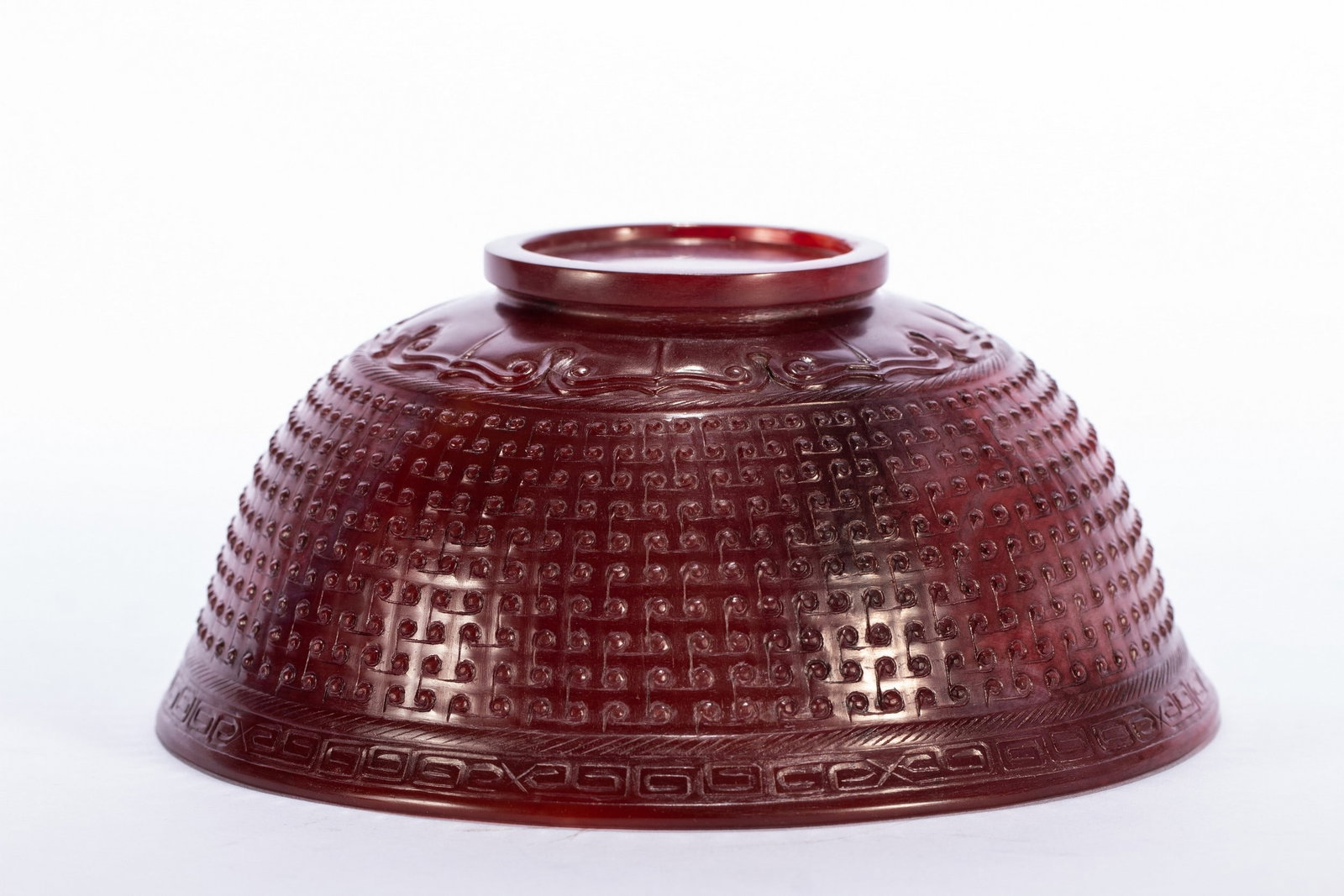 A AGATE BOWL - 8