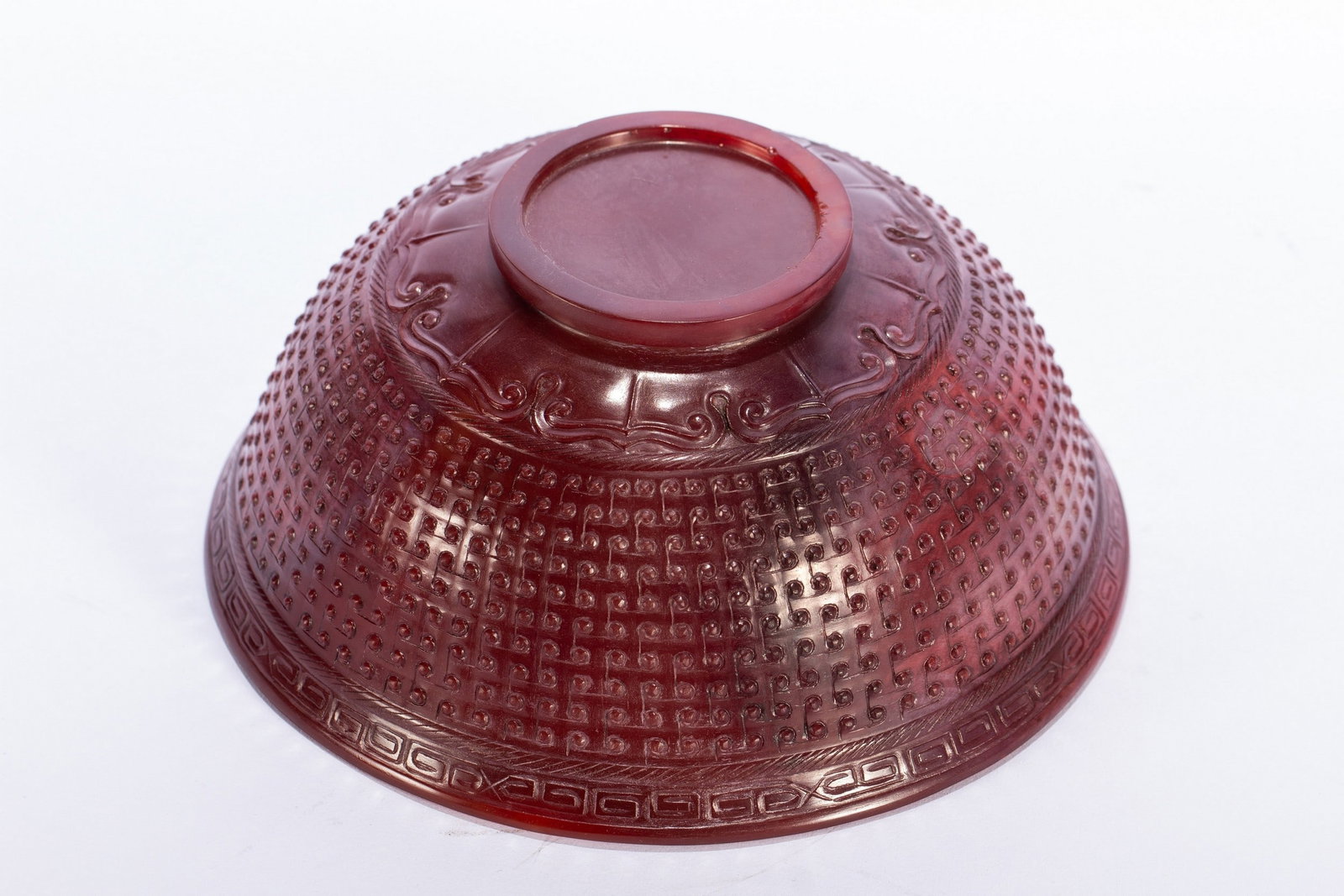 A AGATE BOWL - 9