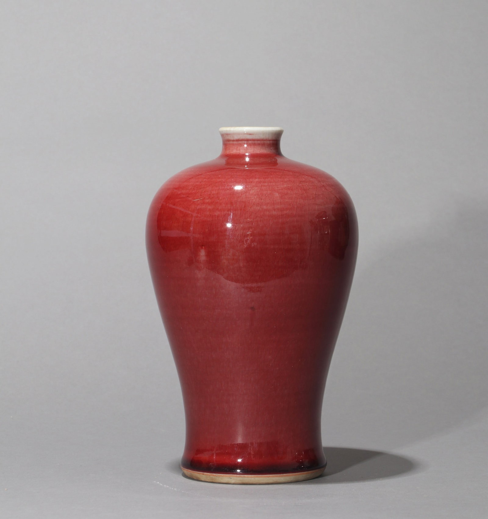 A RED GLAZED MEIPING - 2