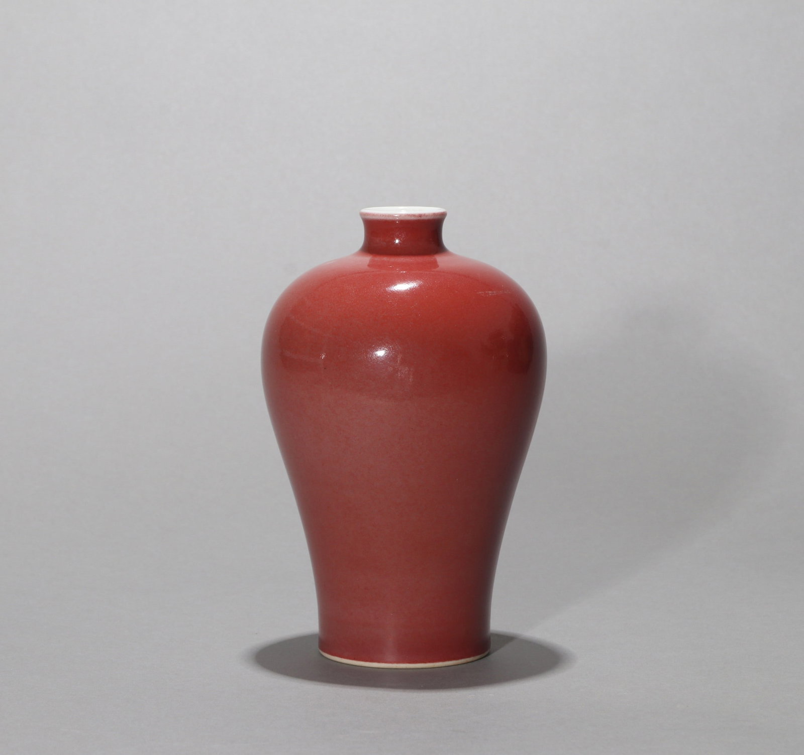 A RED GLAZED MEIPING - 2