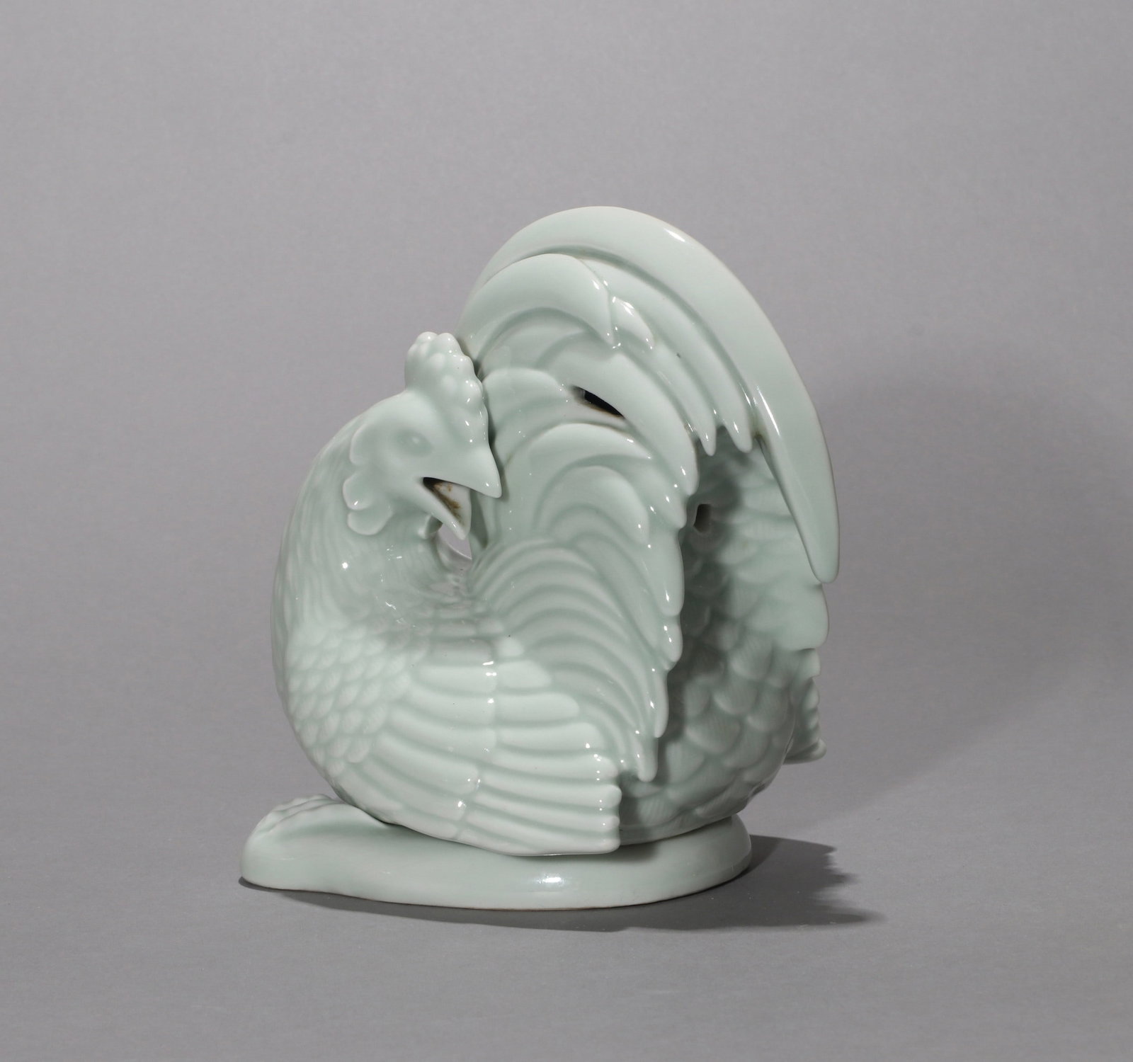 A CELADON GLAZED AROMATHERAPY - 3