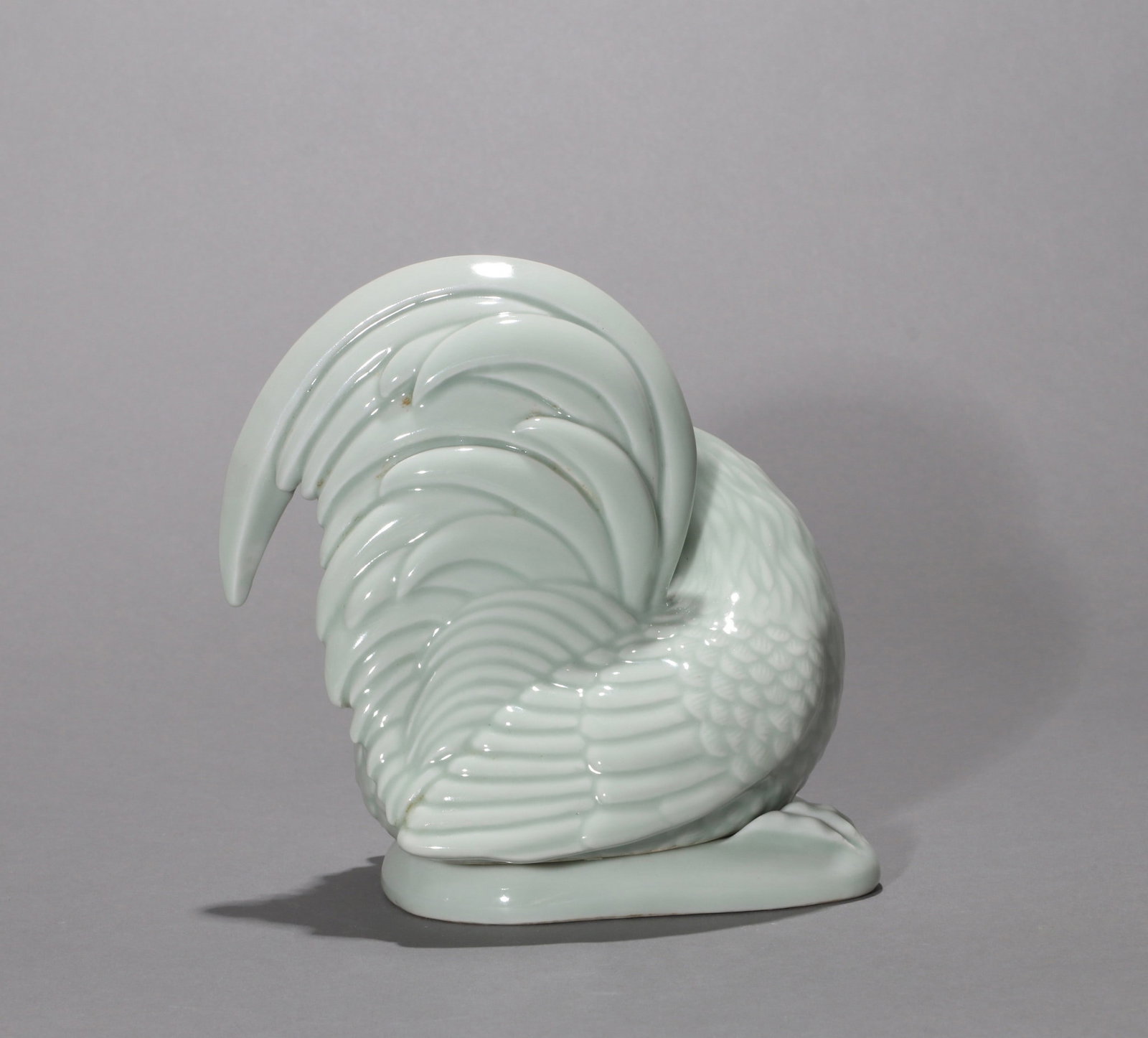 A CELADON GLAZED AROMATHERAPY - 4