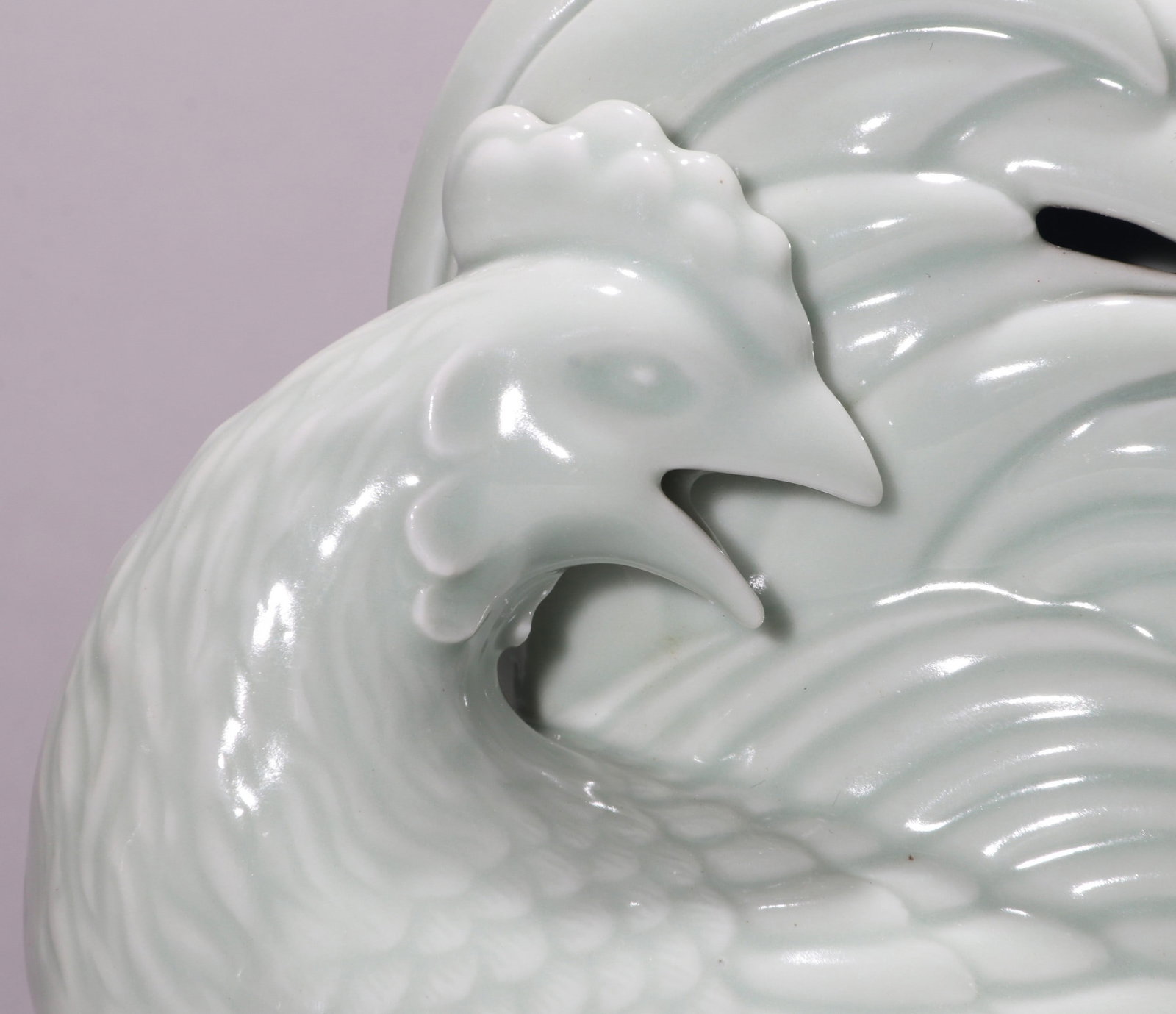 A CELADON GLAZED AROMATHERAPY - 6