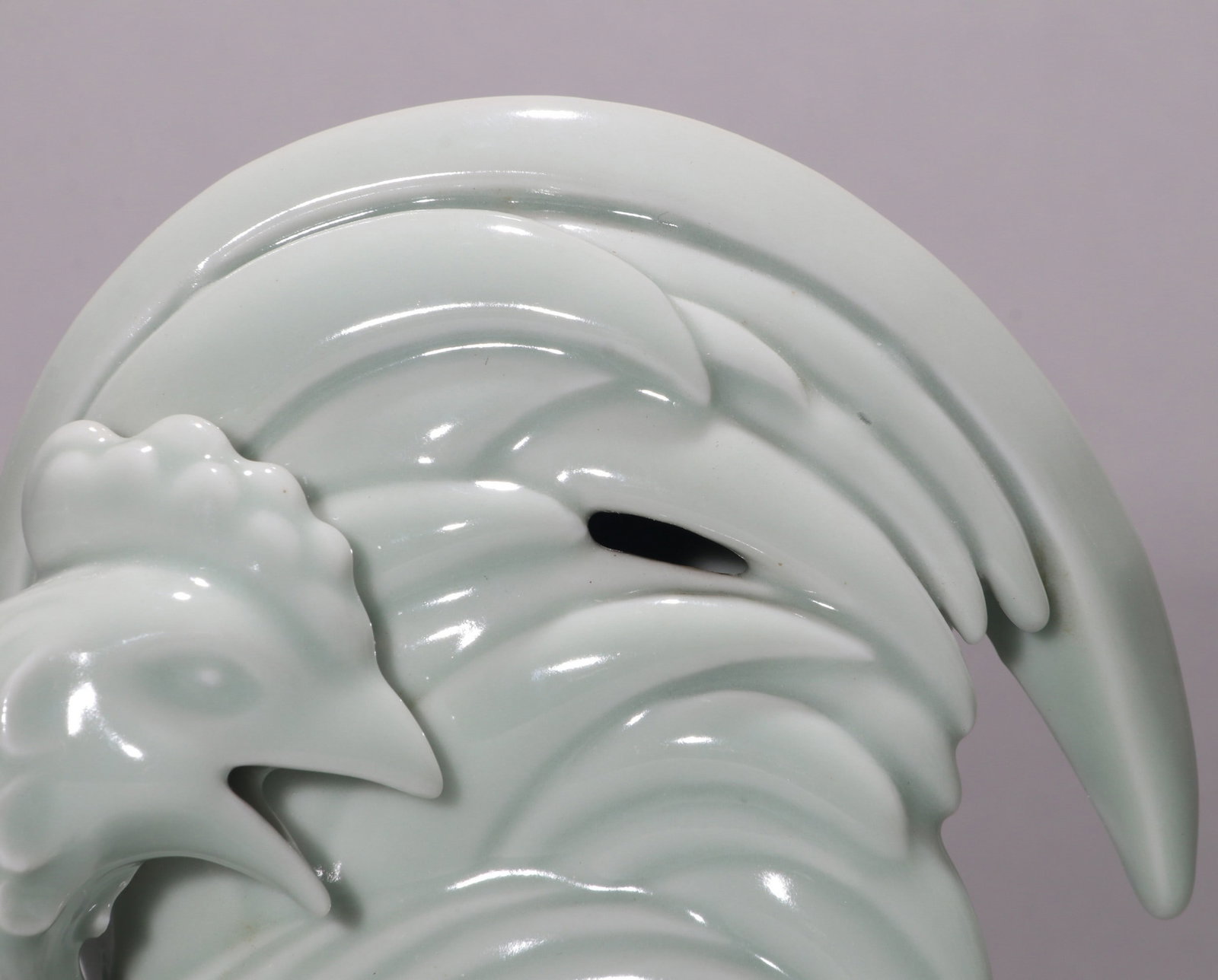 A CELADON GLAZED AROMATHERAPY - 7
