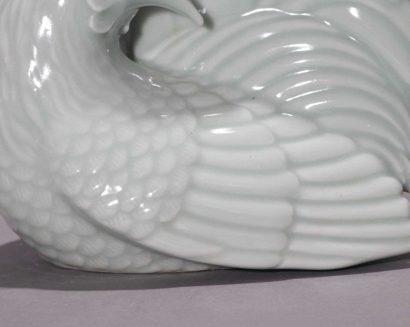 A CELADON GLAZED AROMATHERAPY - 8