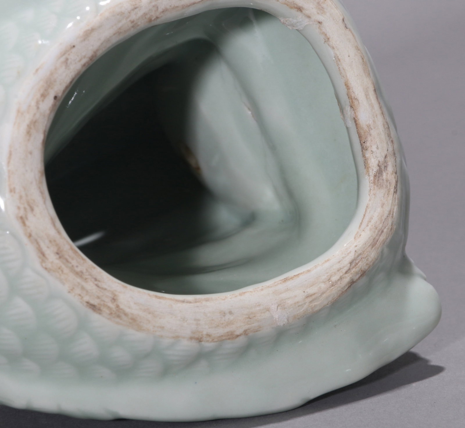 A CELADON GLAZED AROMATHERAPY - 9