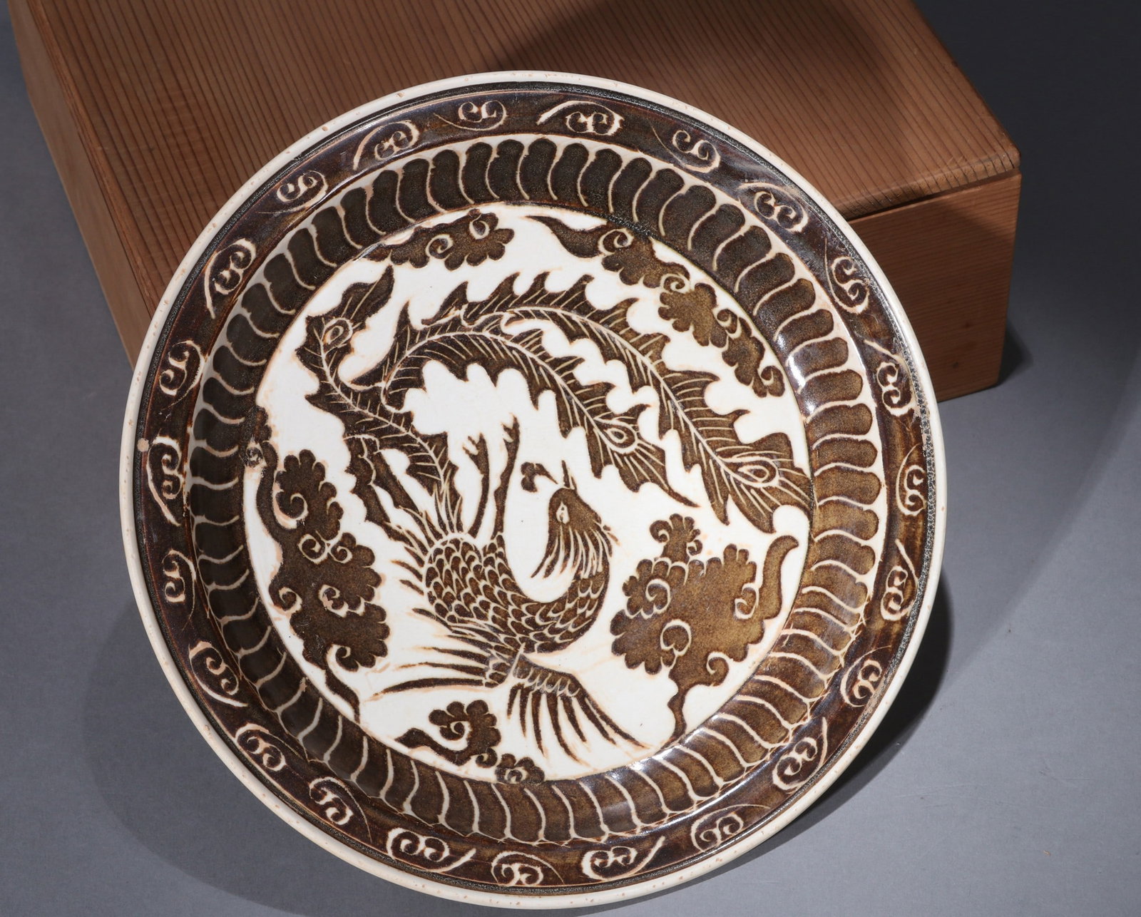 A DING PHOENIX DISH - 2