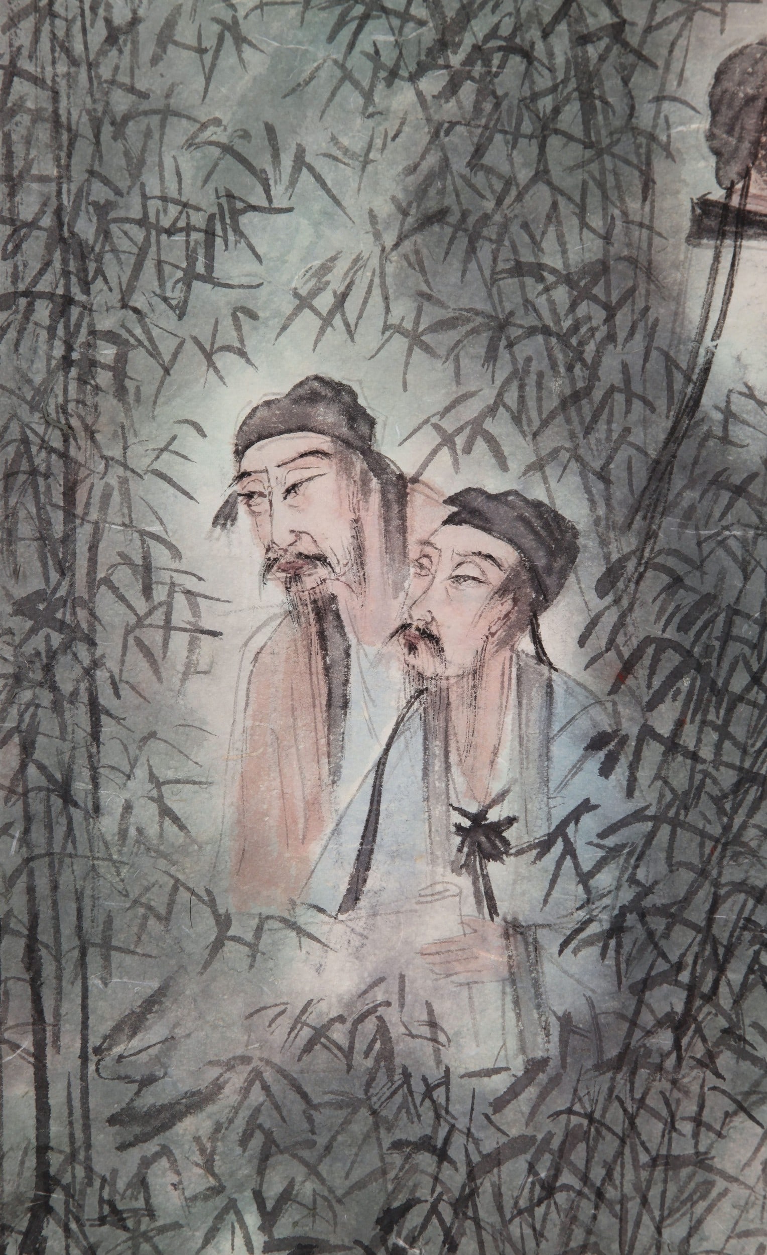 FU BAOSHI ATTRIBUTED TO,SCHOLAR - 5