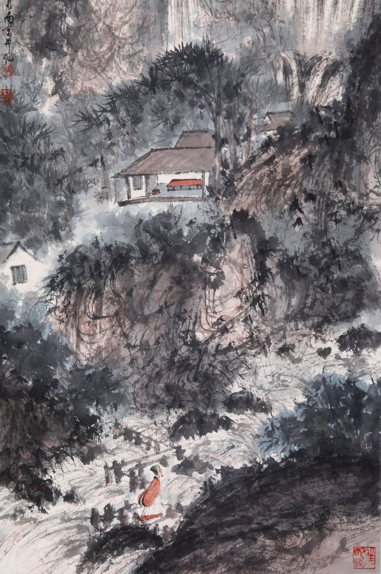 FU BAOSHI ATTRIBUTED TO,LANDSCAPE - 3