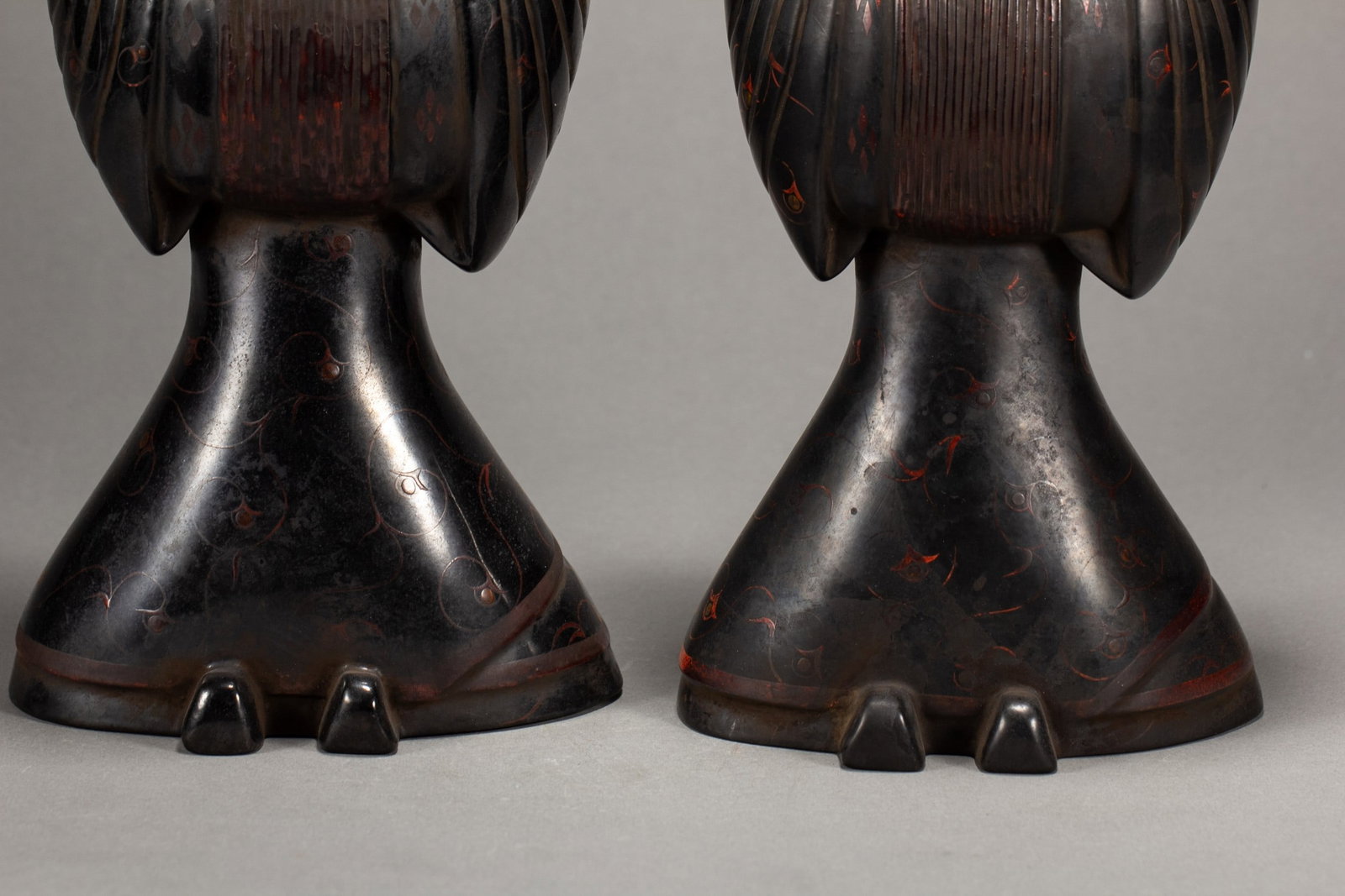 A LACQUERWARE FIGURES - 4