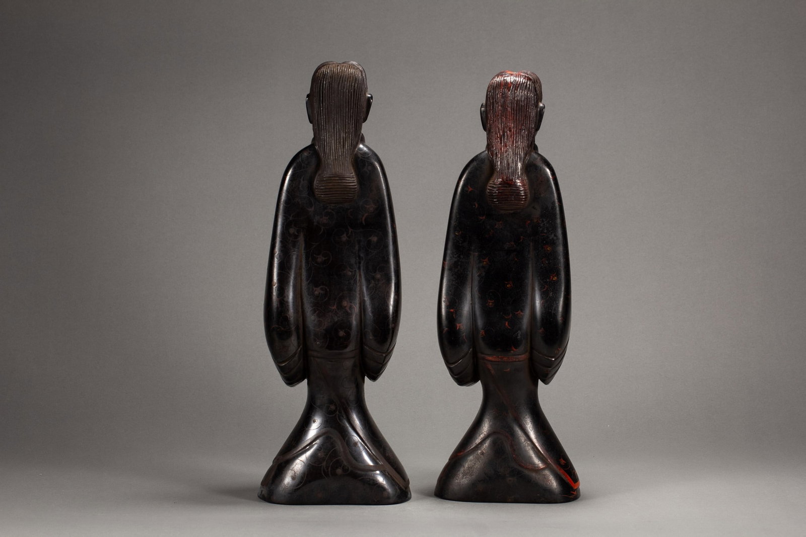 A LACQUERWARE FIGURES - 6