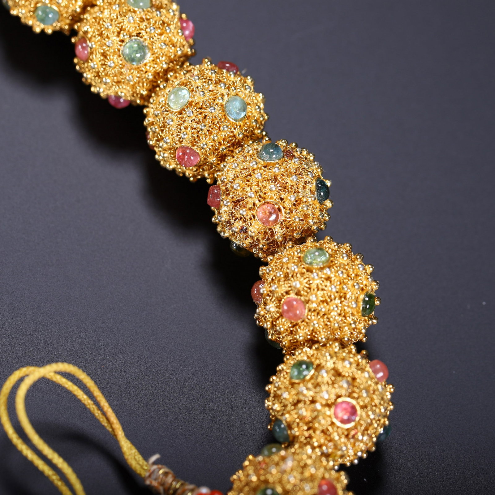 A COPPER GILDED BRACELET - 6