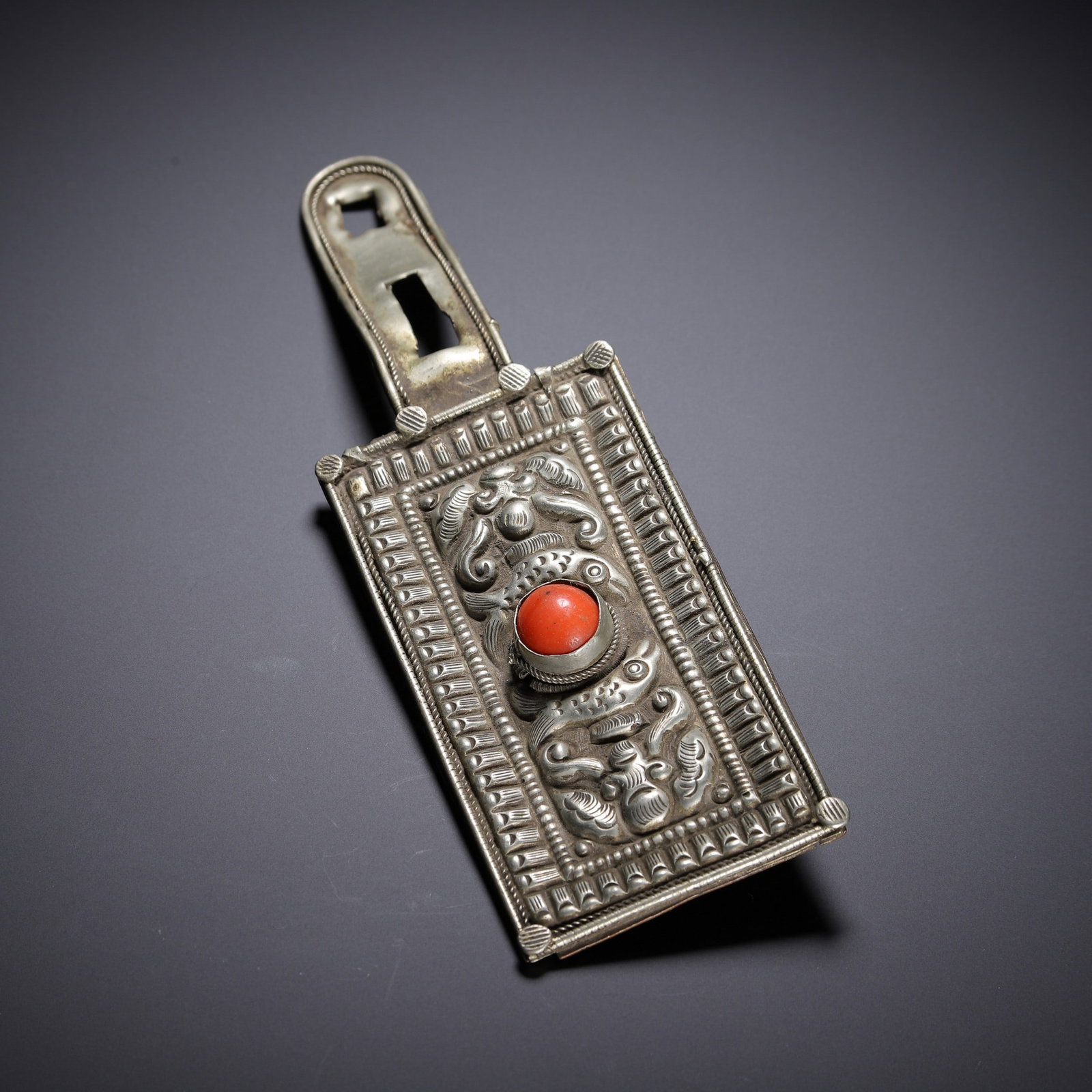 A COPPER ORNAMENT: 清 铜摆件 A copper ornament Lg.18cm