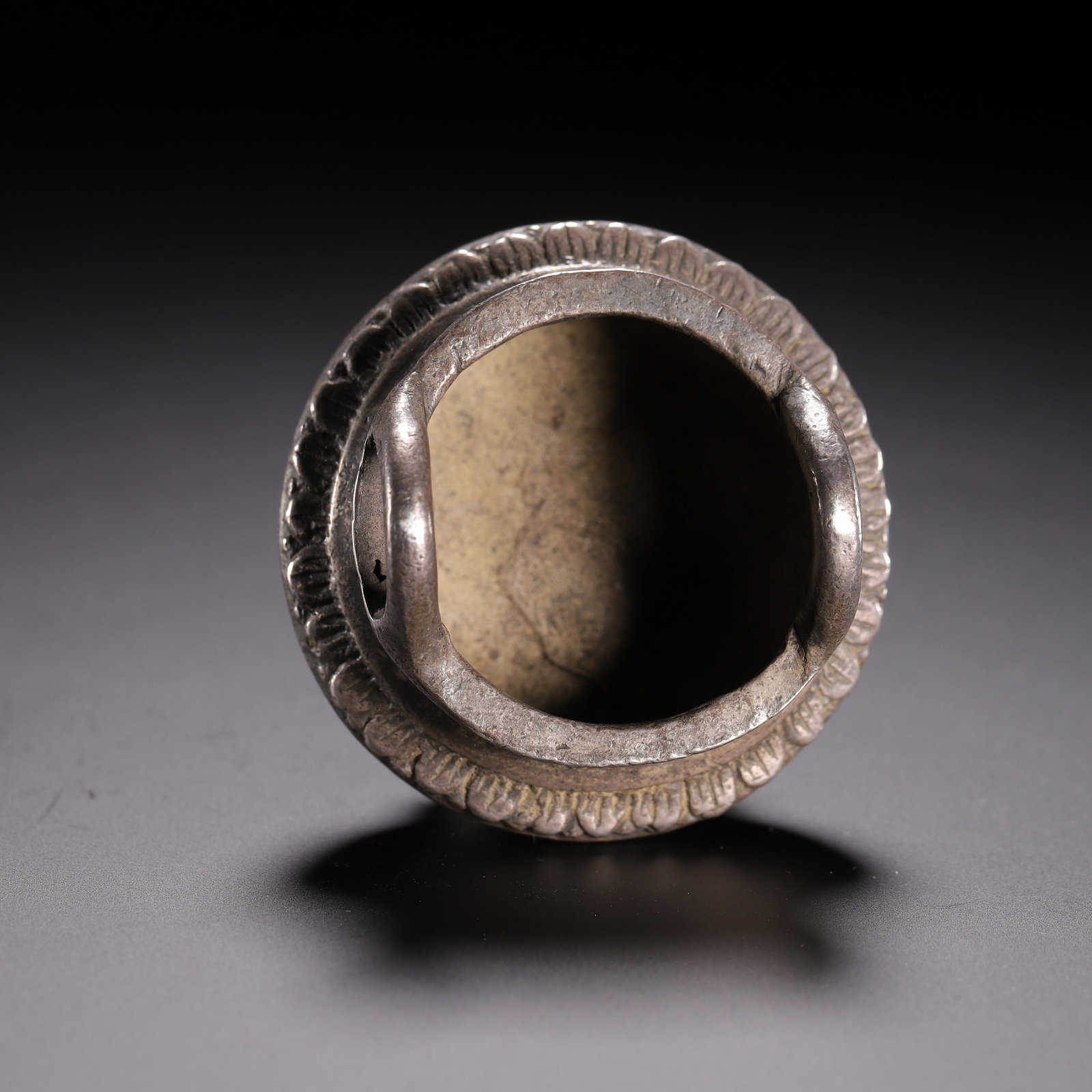 A SILVER INCENSE BURNER - 8