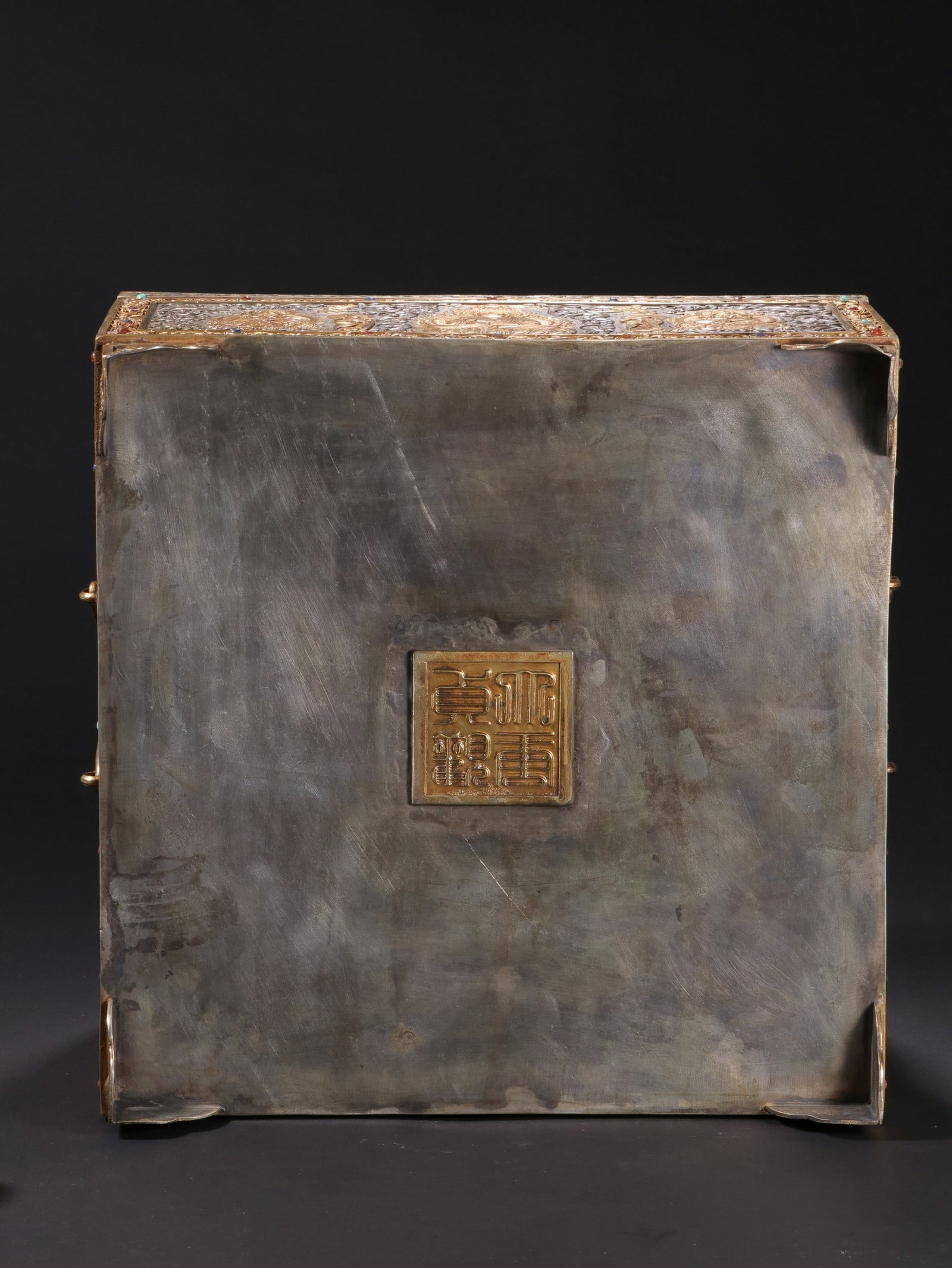 SILVER GILDED BUDDHIST SCRIPTURES - 7