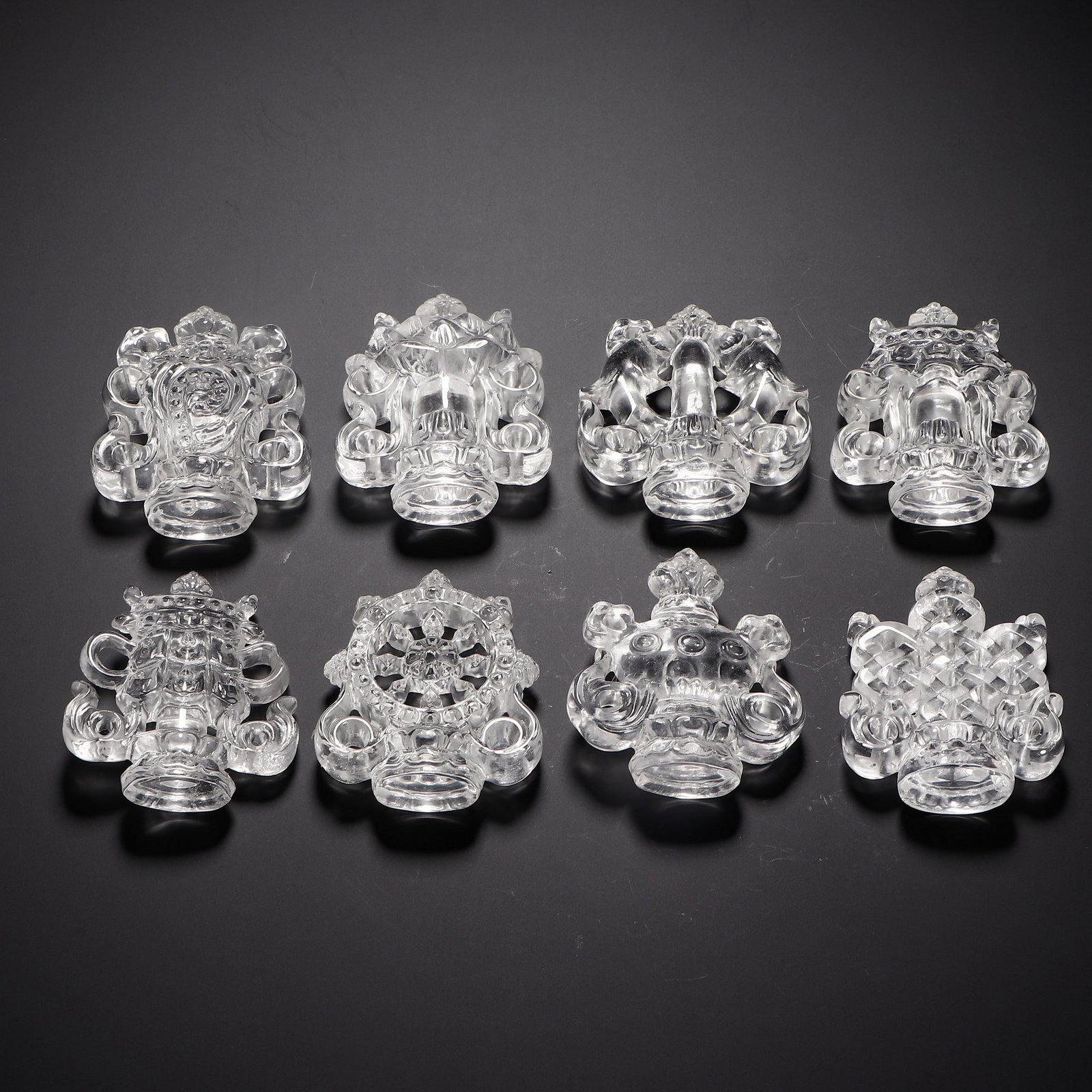 CRYSTAL 'BABAO': 清 水晶八宝 Crystal 'babao' Lg.5cm