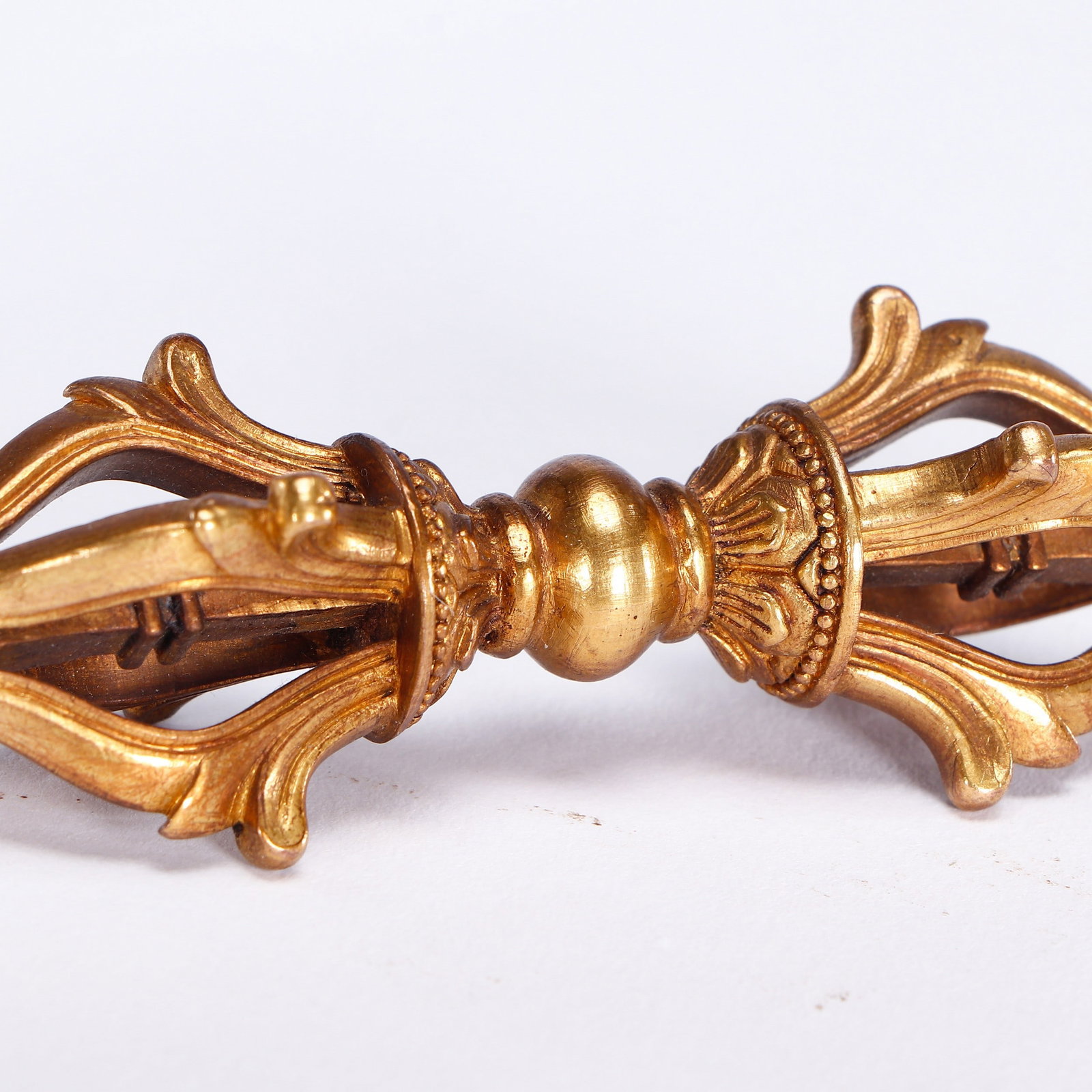 A COPPER GILDING RITUAL IMPLEMENT - 3