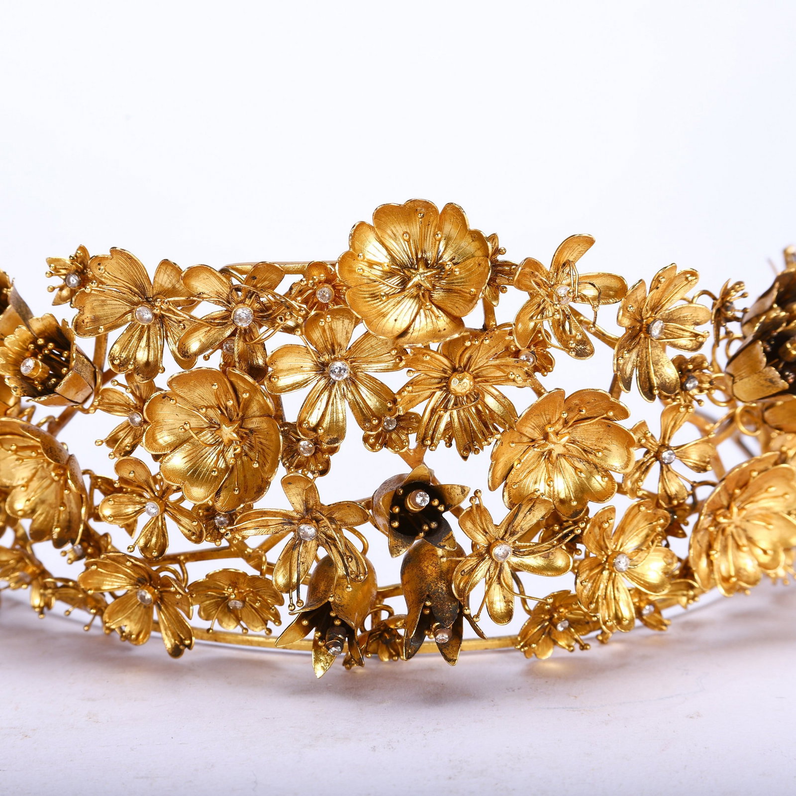 A SILVER GILDED CROWN - 2