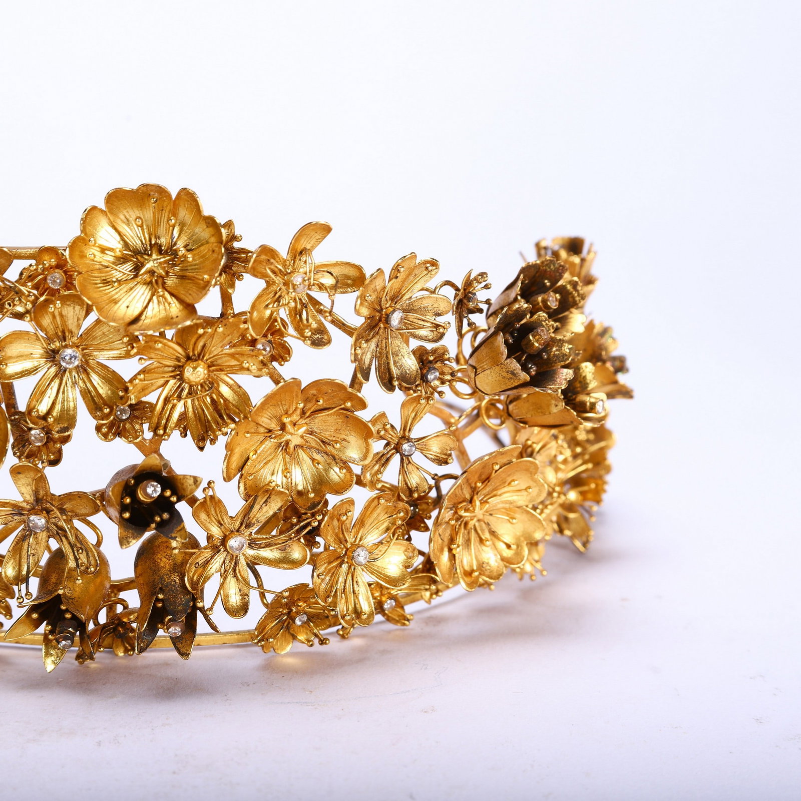 A SILVER GILDED CROWN - 3