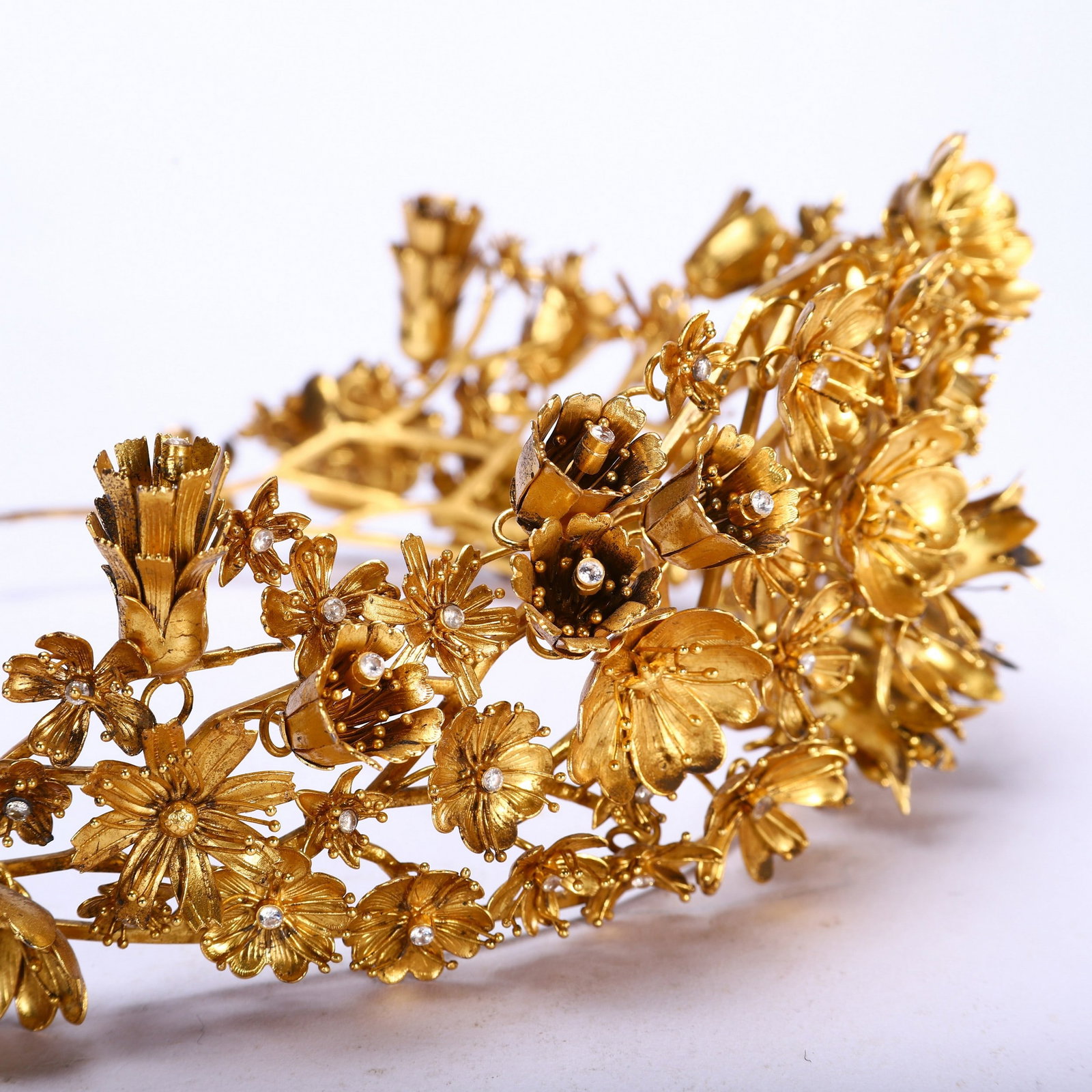 A SILVER GILDED CROWN - 6