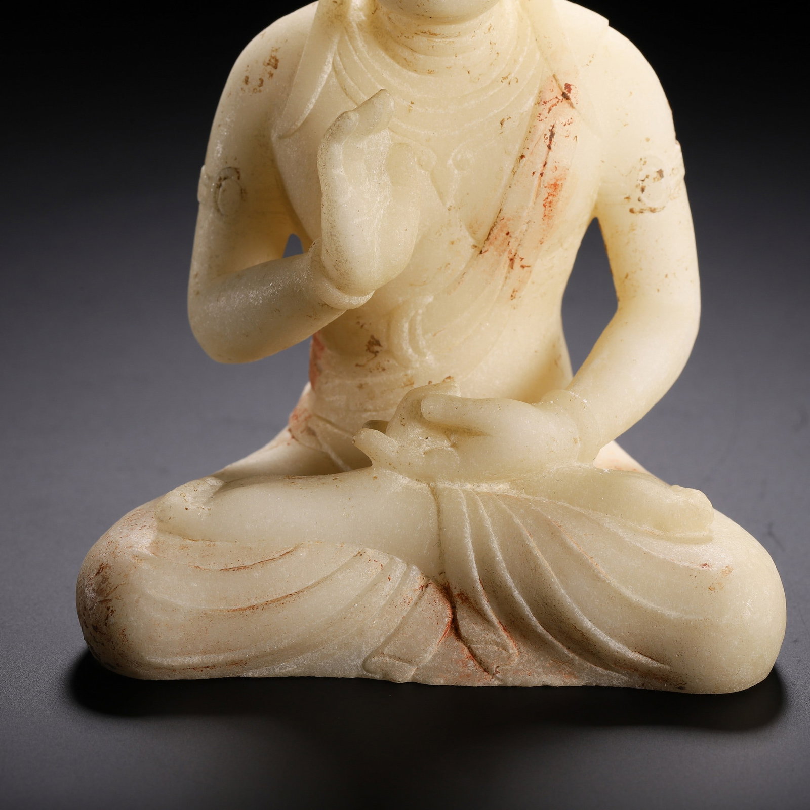 A JADE BUDDHA STATUE - 3