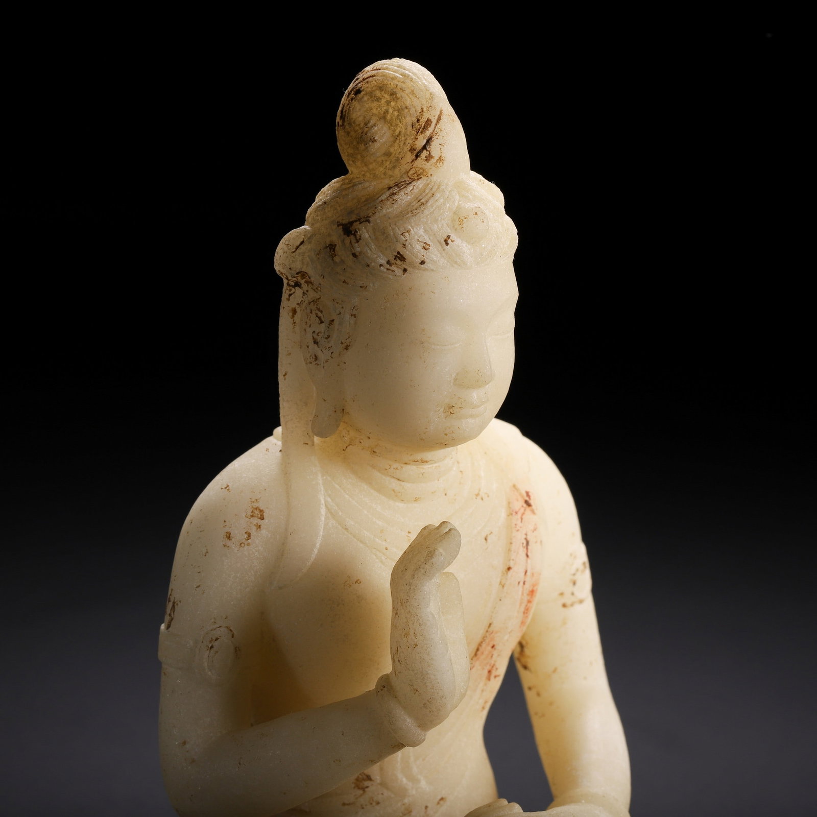 A JADE BUDDHA STATUE - 5