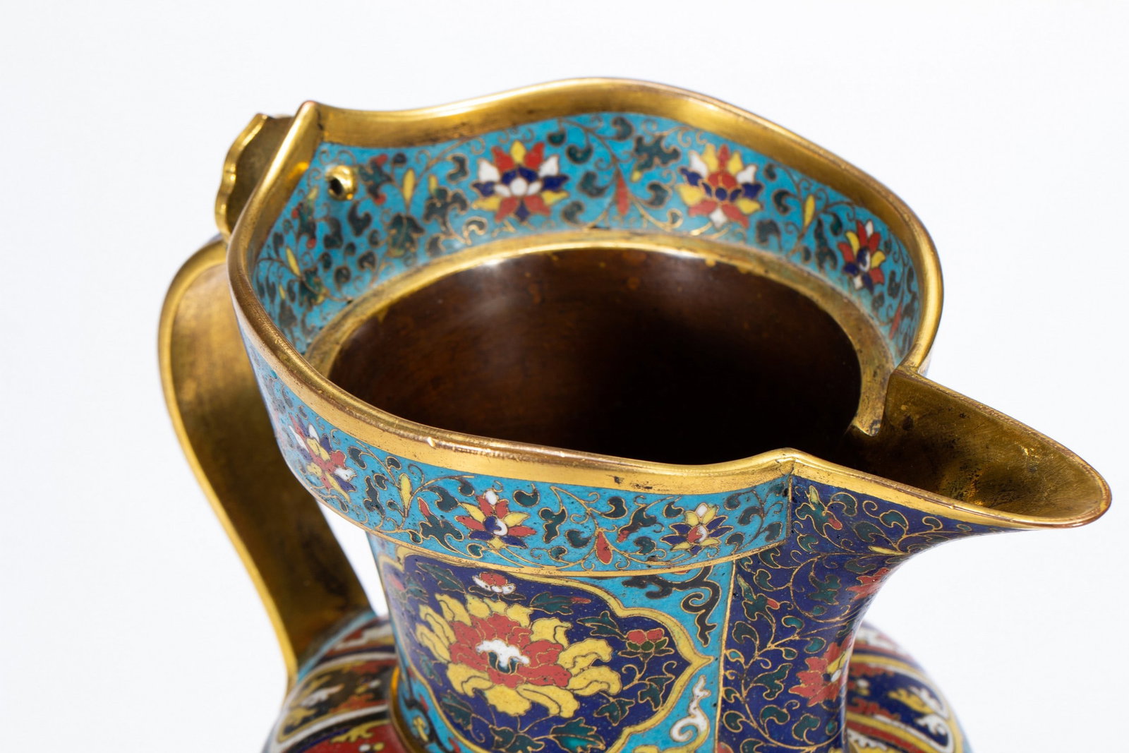 CLOISONNE ? TEAPOT - 6