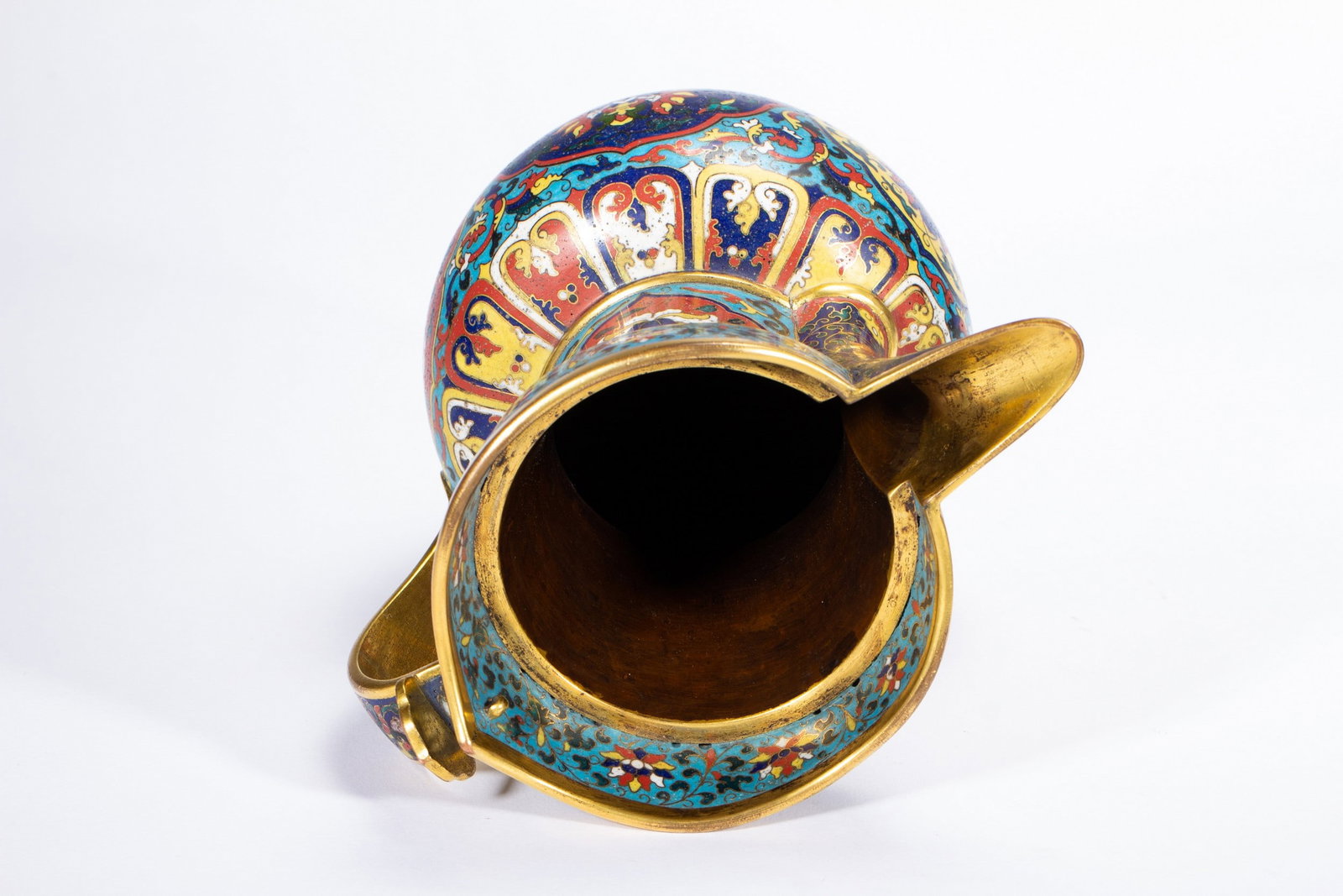 CLOISONNE ? TEAPOT - 8