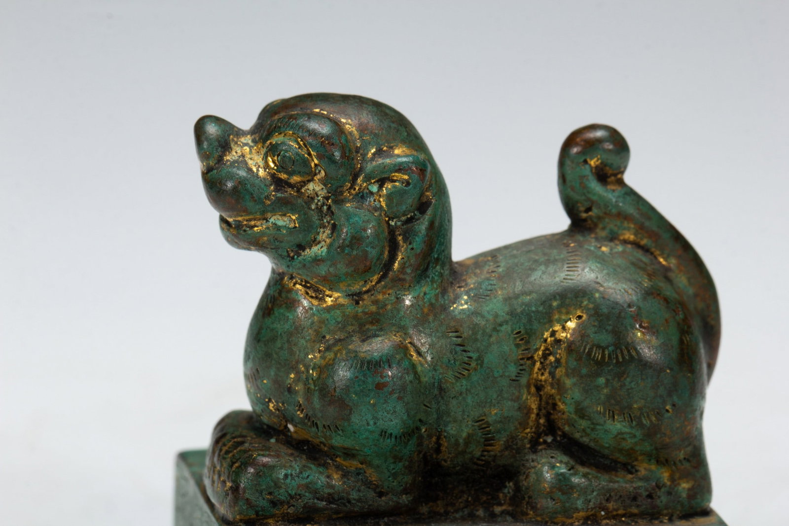 A COPPER GILDING SEAL - 2