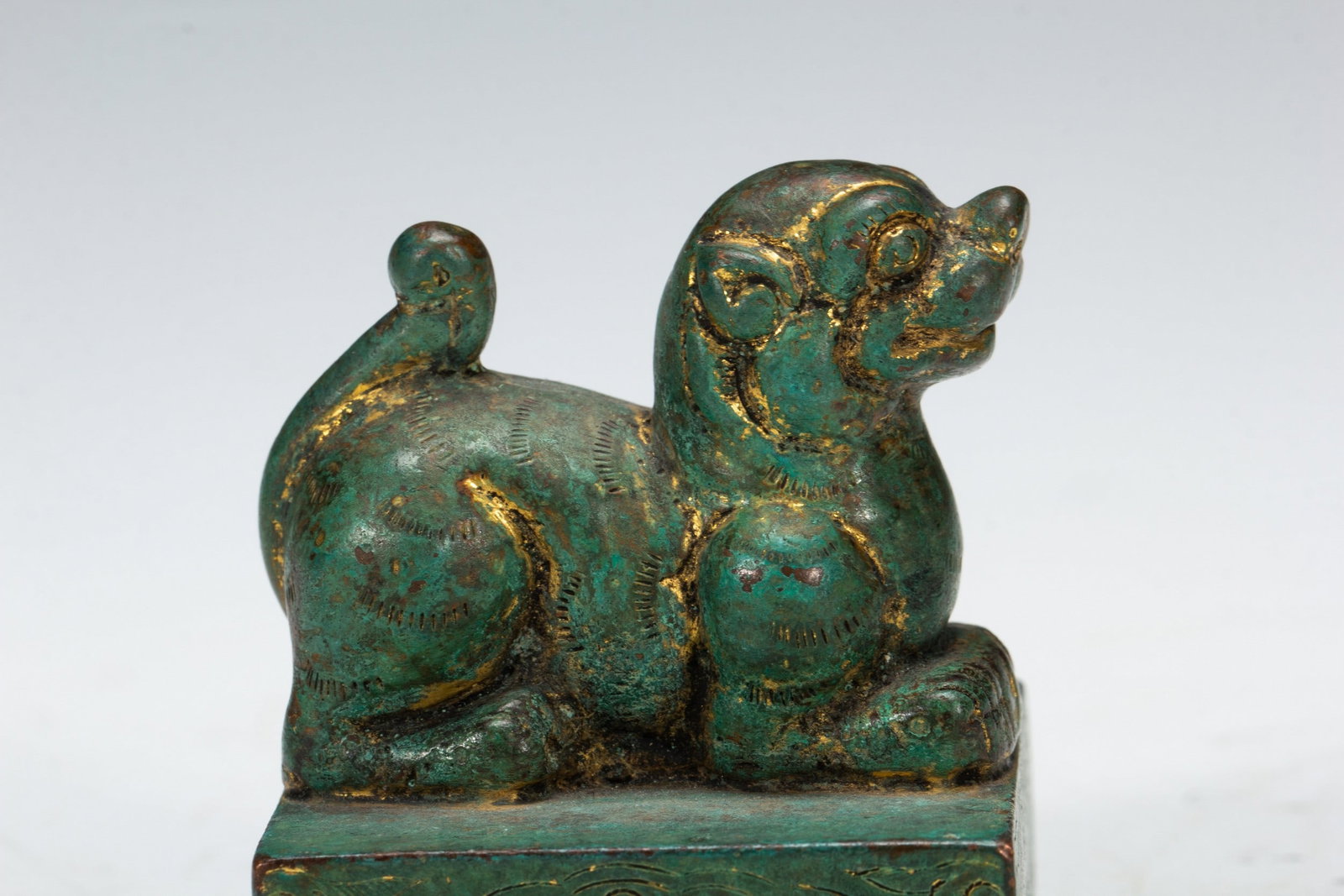 A COPPER GILDING SEAL - 5