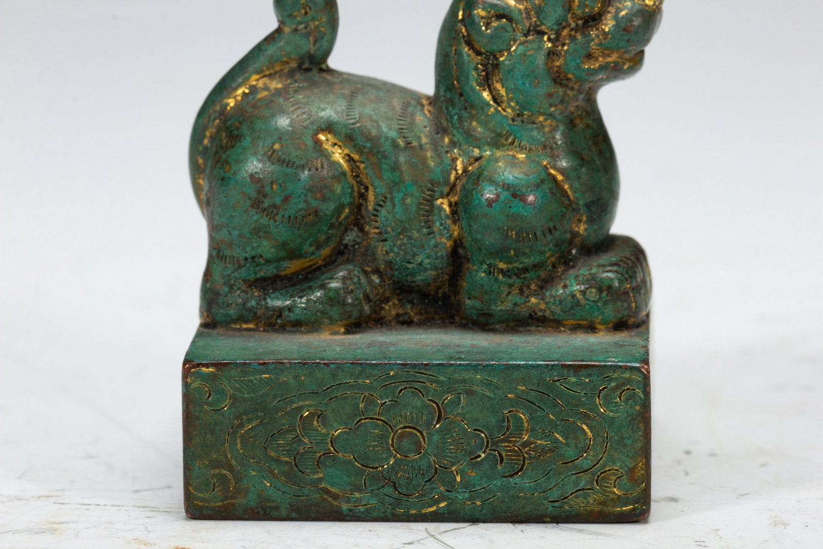 A COPPER GILDING SEAL - 6