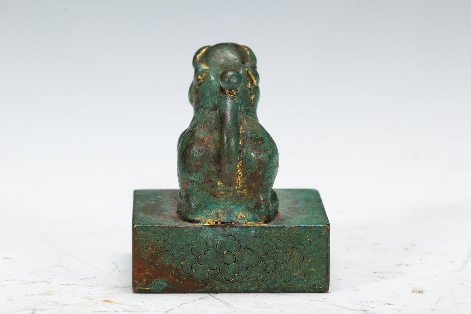 A COPPER GILDING SEAL - 7